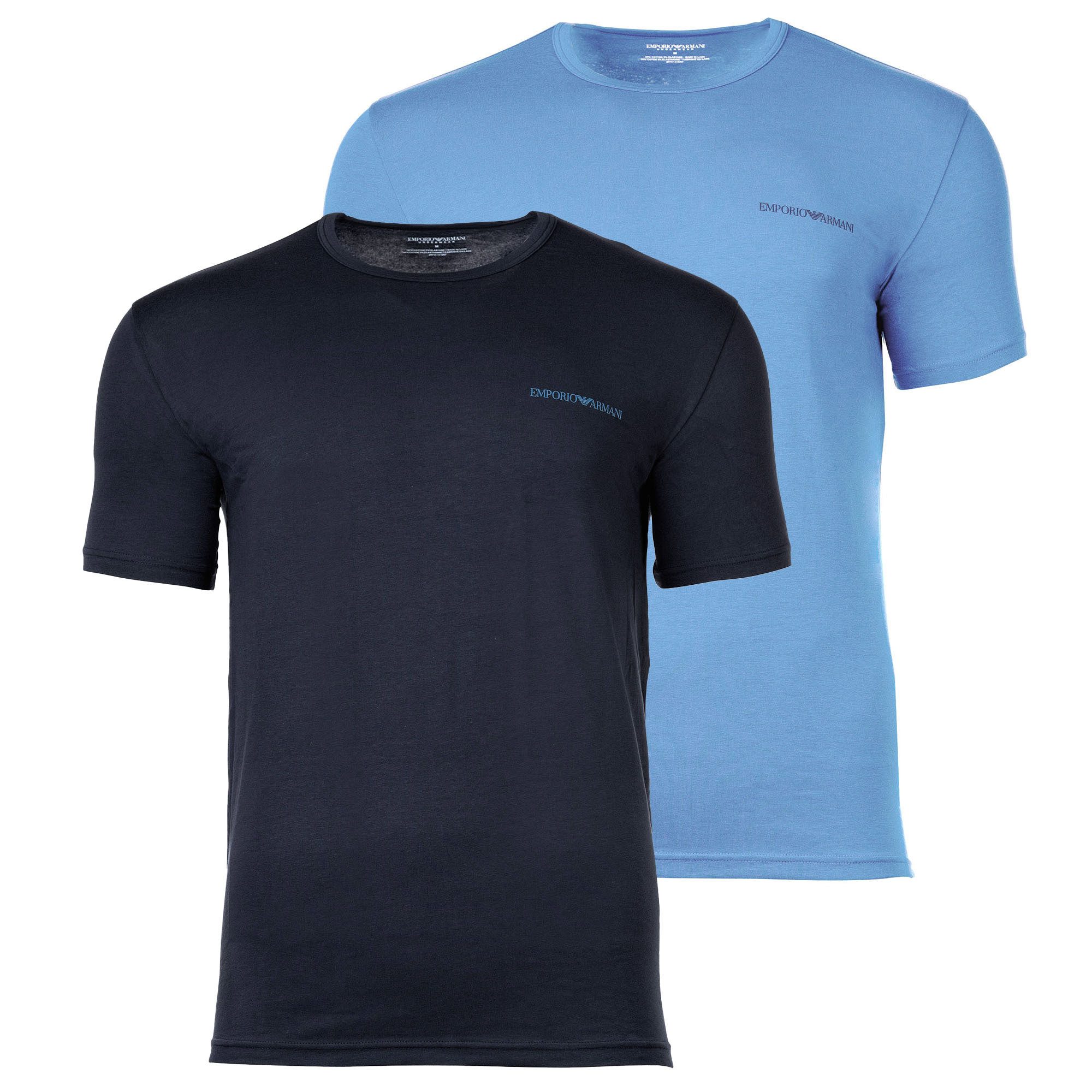 Emporio Armani T-Shirt Herren T-Shirt, 2er Pack - CORE LOGOBAND