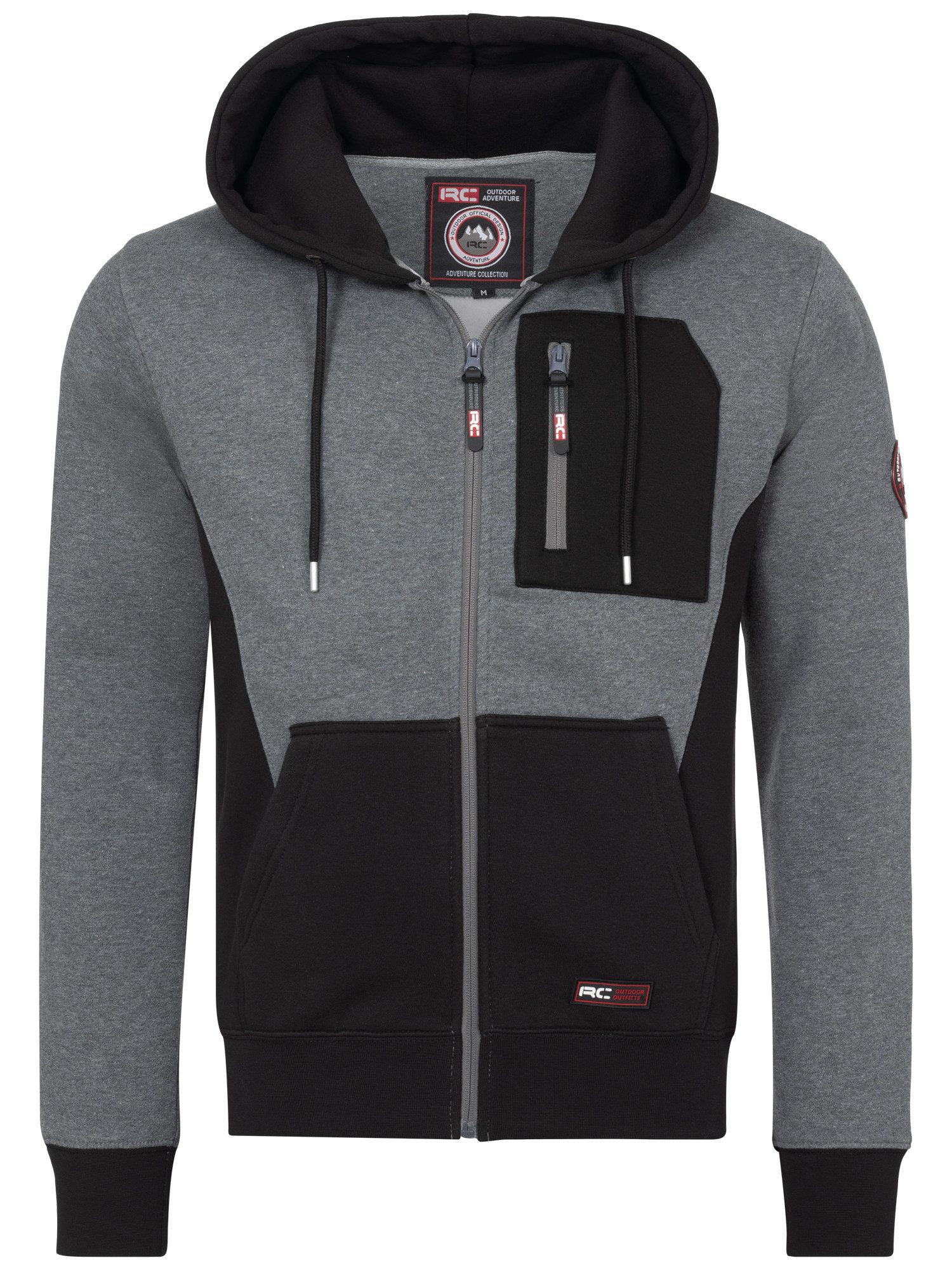 Kapuzenpullover Herren Hoodie Sweatjacke mit Kapuze H-411