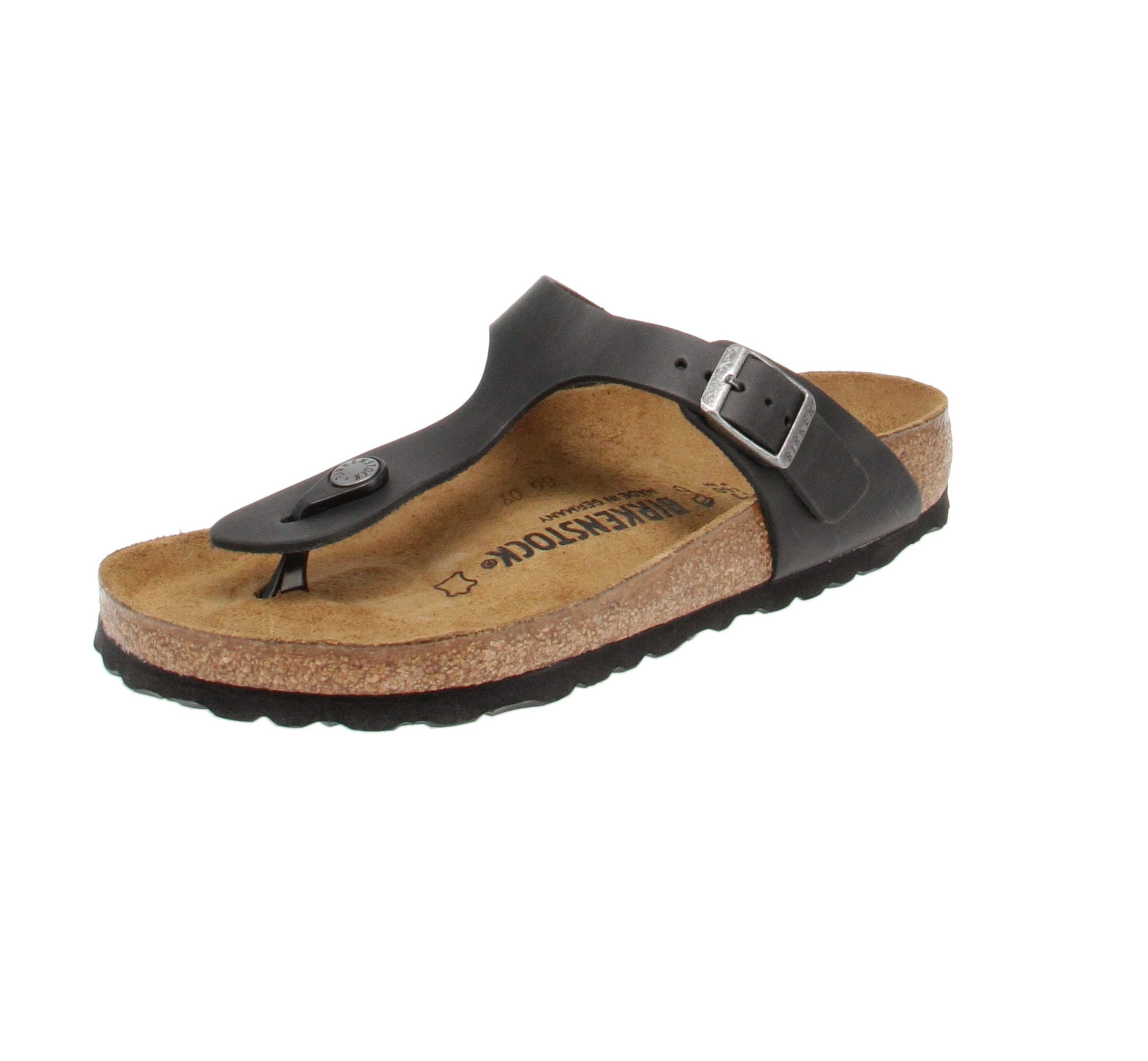 Birkenstock Birkenstock 845251 Gizeh FL - Damen Schuhe Pantoletten - Schwarz Sandale