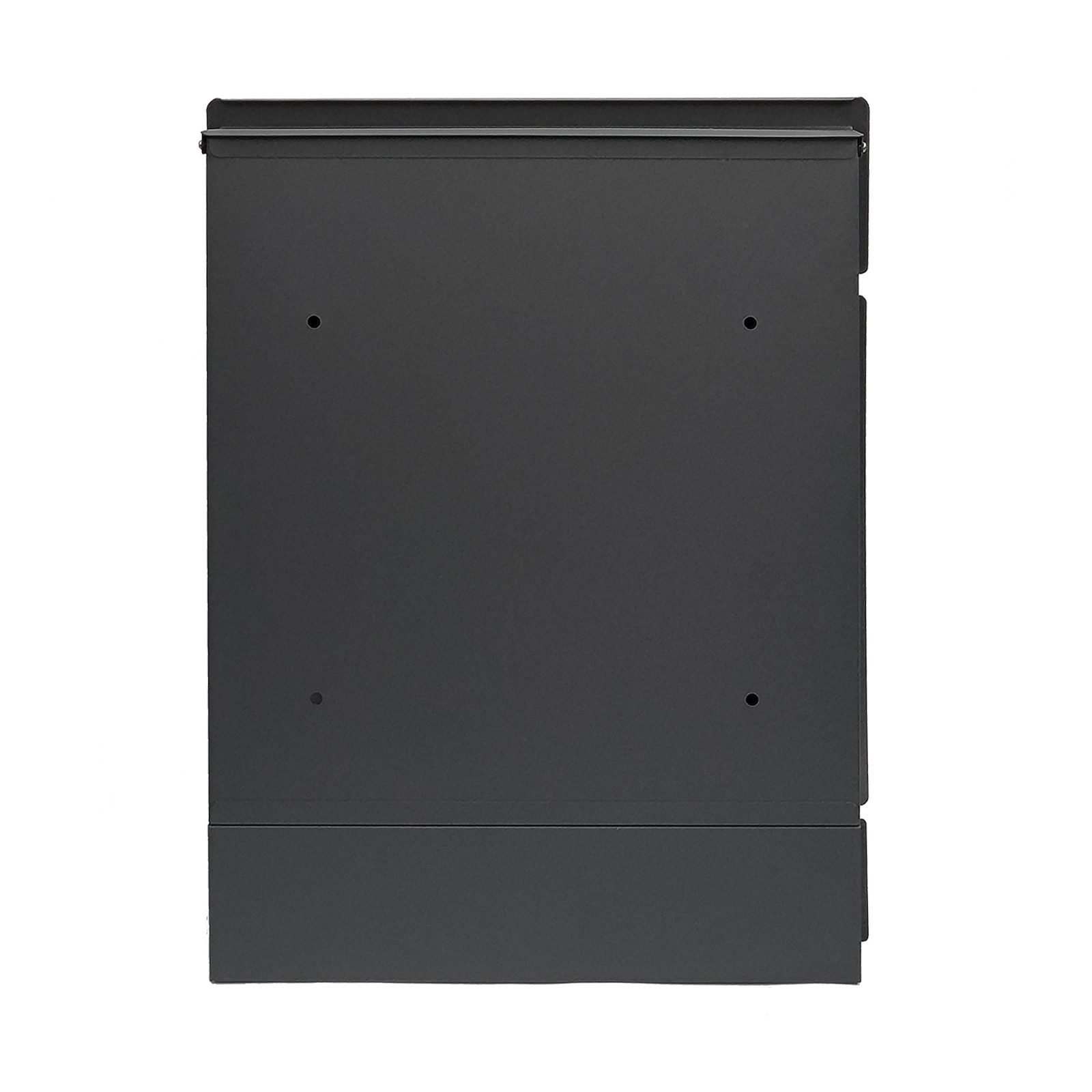 HTI-Living Briefkasten Briefkasten Amin Anthrazit gewölbt (Stück, 1-St., 1 Briefkasten), mit Sichtfenster zur Wandmontage