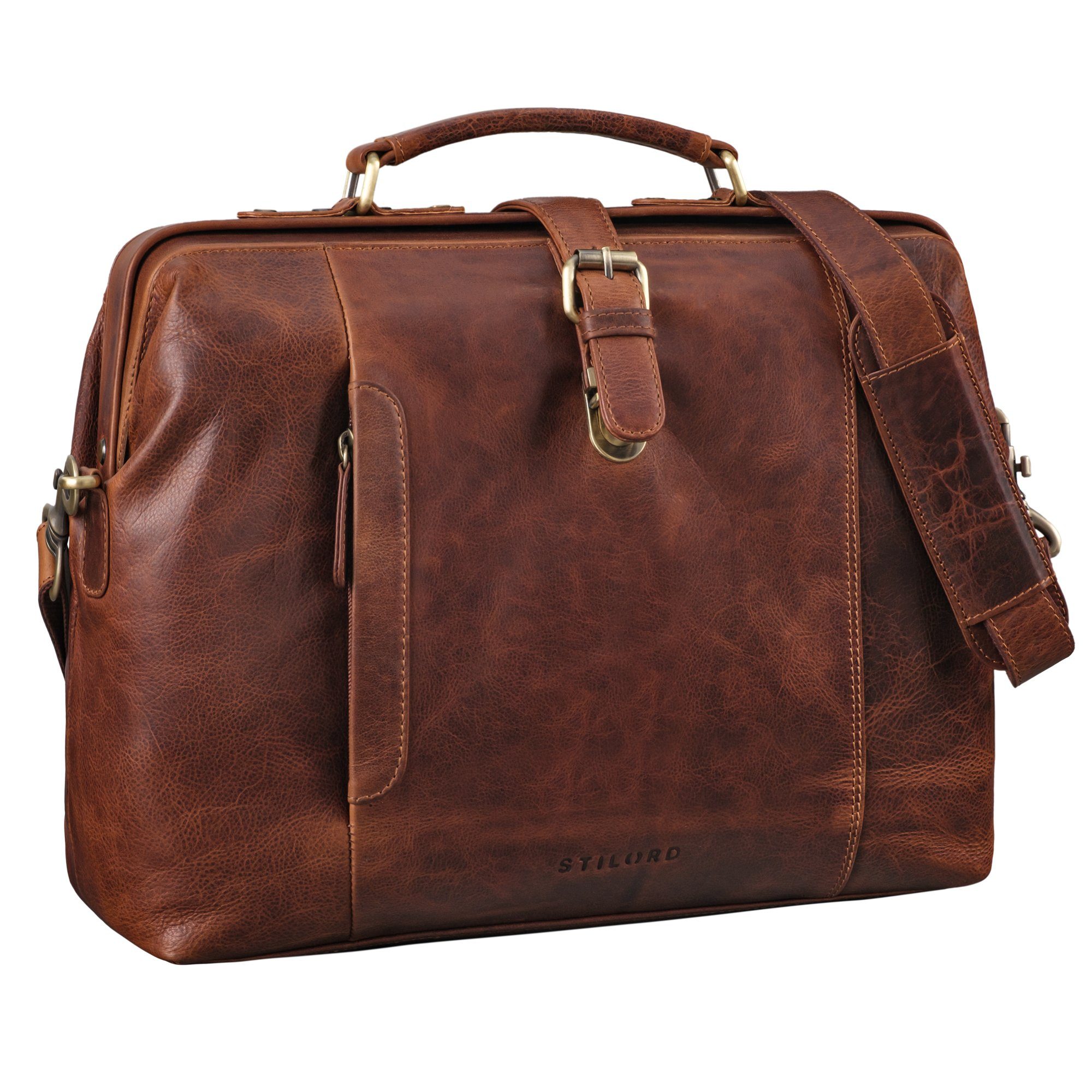 STILORD Handtasche "Casey" Vintage Handtasche Leder Damen Herren Arzttasche
