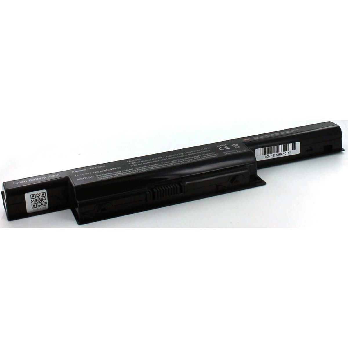 AGI Akku für Acer Aspire E1-772G-54208G50MN Li-Ion 10,8 Volt 4400 mAh schw Laptop-Akku 4400 mAh (10.8 V)