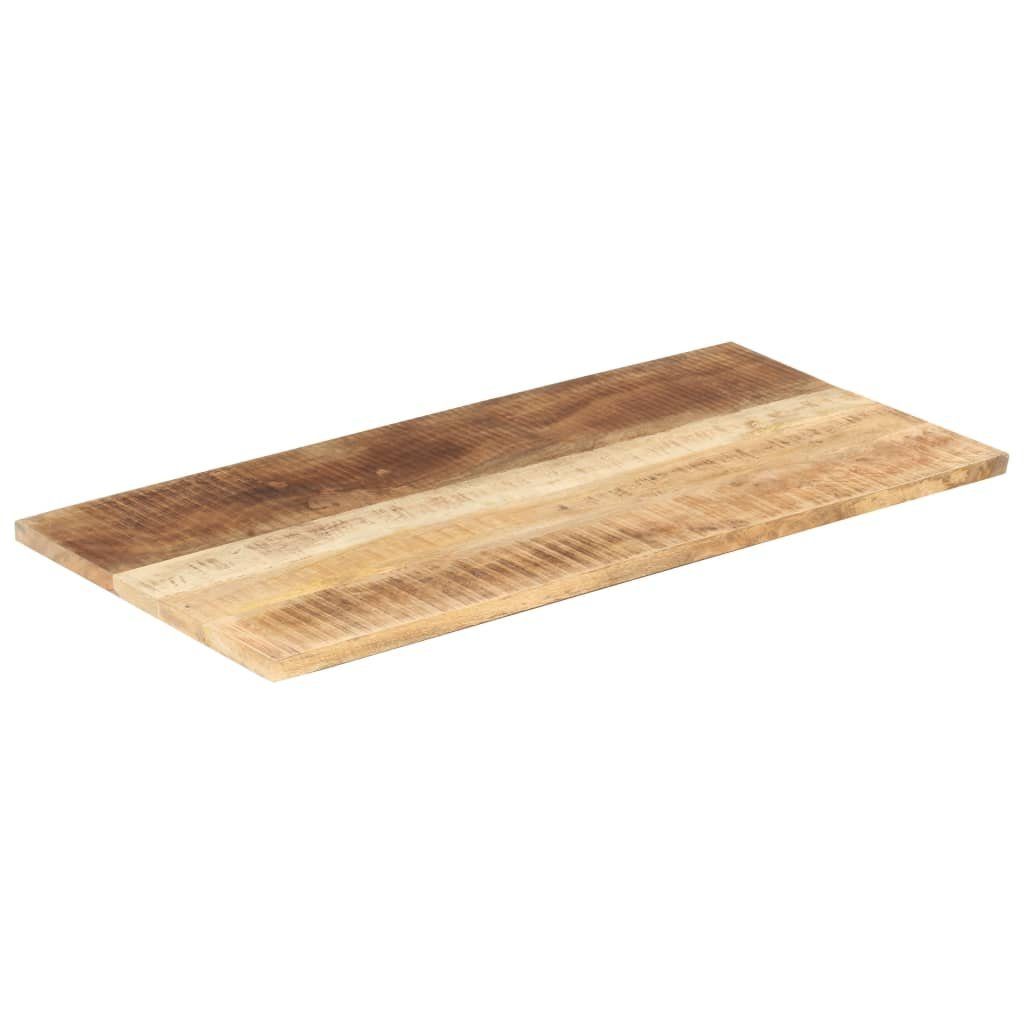 furnicato Tischplatte Massivholz Mango 25-27 St) 100x60 mm (1 cm