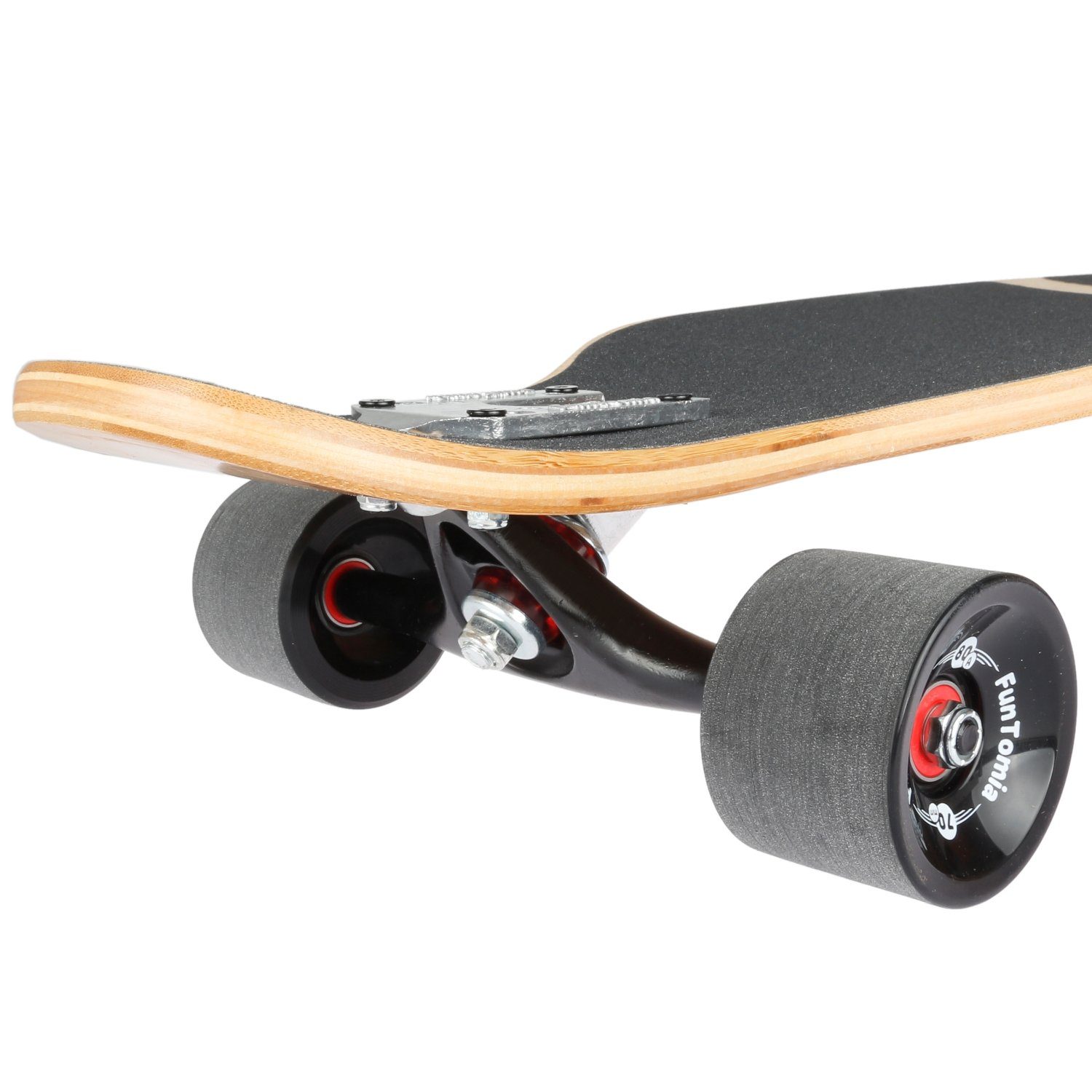 Speed Komplettboard in 122kg T-Tool Flex Longboard Twin und Ahornholz 1 Flex 3 Through bis - Skateboard Cruiser / Stufen Rollen Tip FunTomia 25 Kugellager, mit Mach1 Camber ABEC-9 Drop Longboard Camber - + LED Hawaii