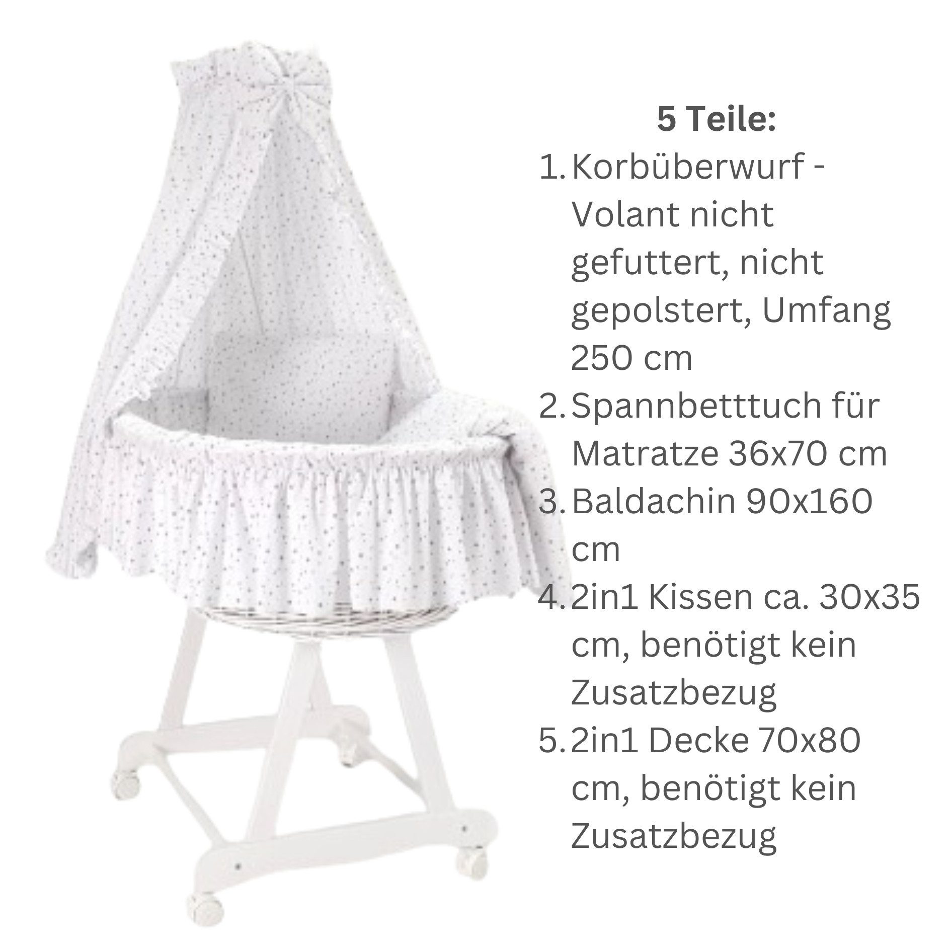 Babymajawelt Babybettbezug Ersatz Bett Set für günstig online kaufen