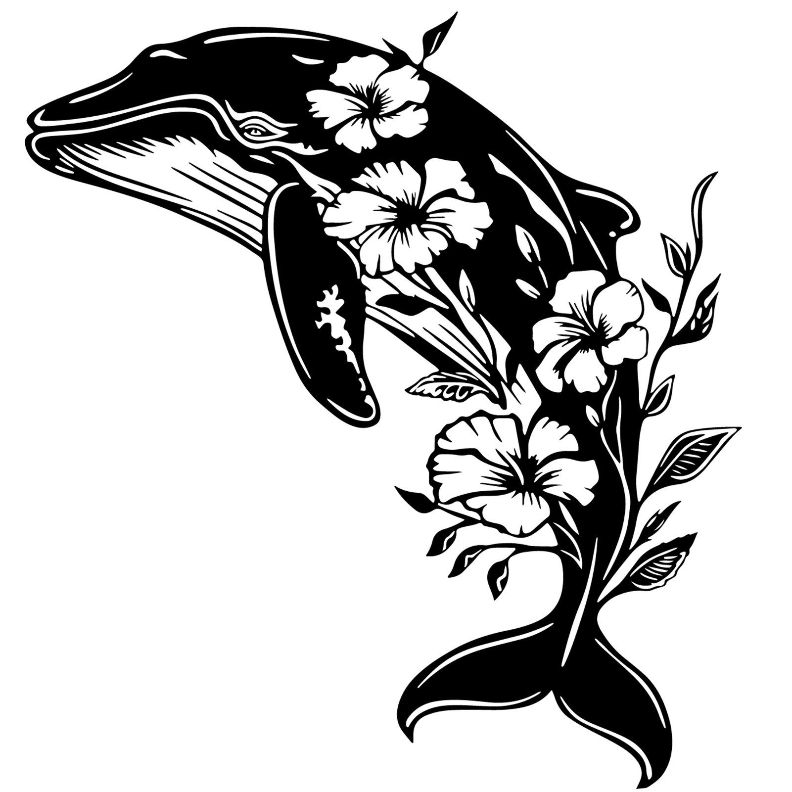 Wanddekoobjekt Delphin Wanddekorationen aus Metall, Meereselemente, Tiere