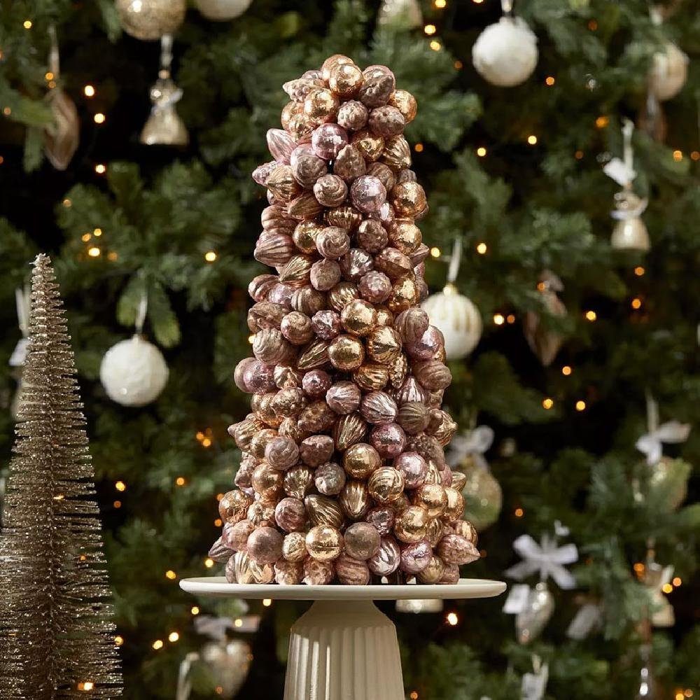 Dekorationsobjekt Christmas (51cm) Weihnachtsbaumkugel Maison Tree Rivièra Pink