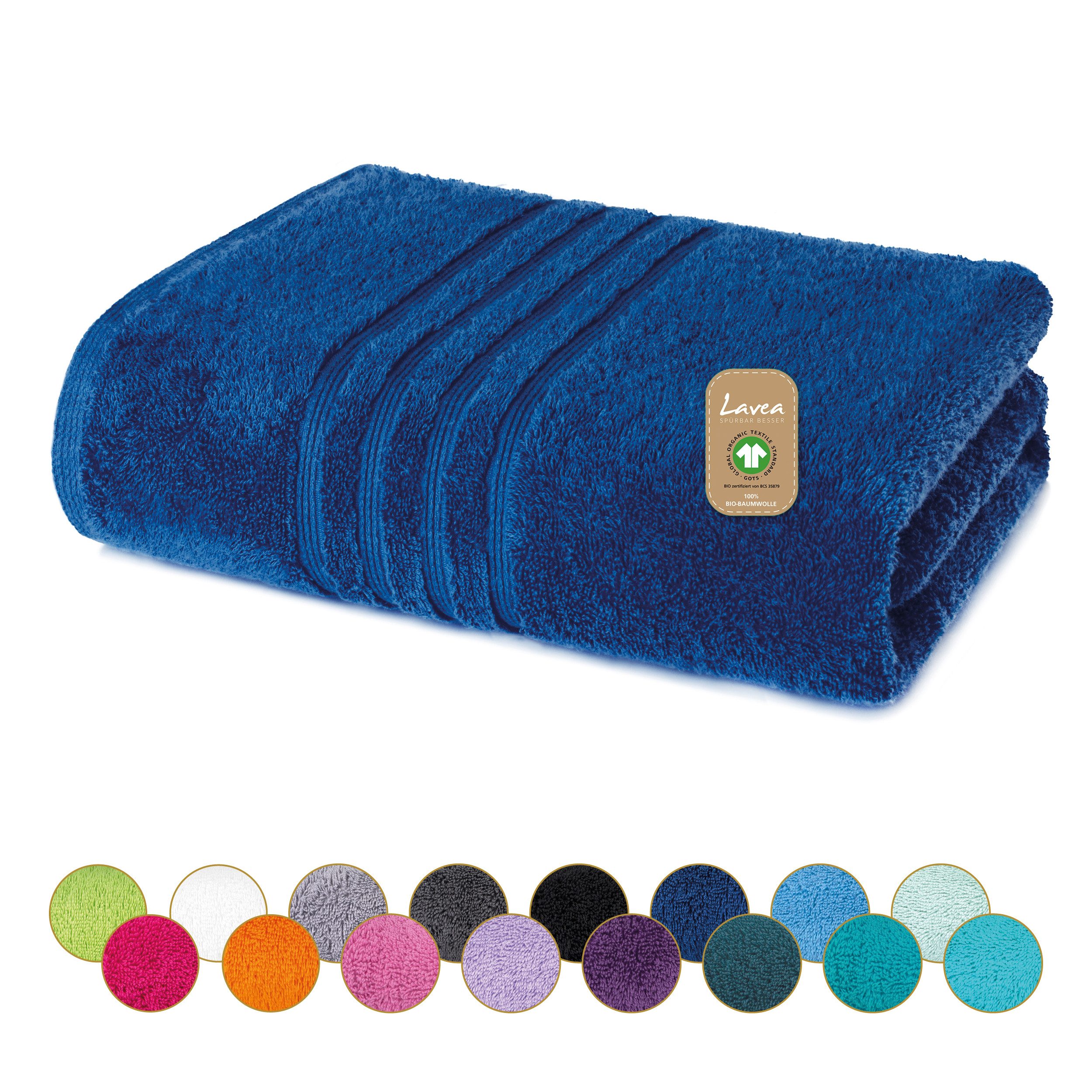 Lavea Badetuch Bali Duschtuch 100x150 cm Duschtuch 70x140 cm, Weiches Bio-B günstig online kaufen