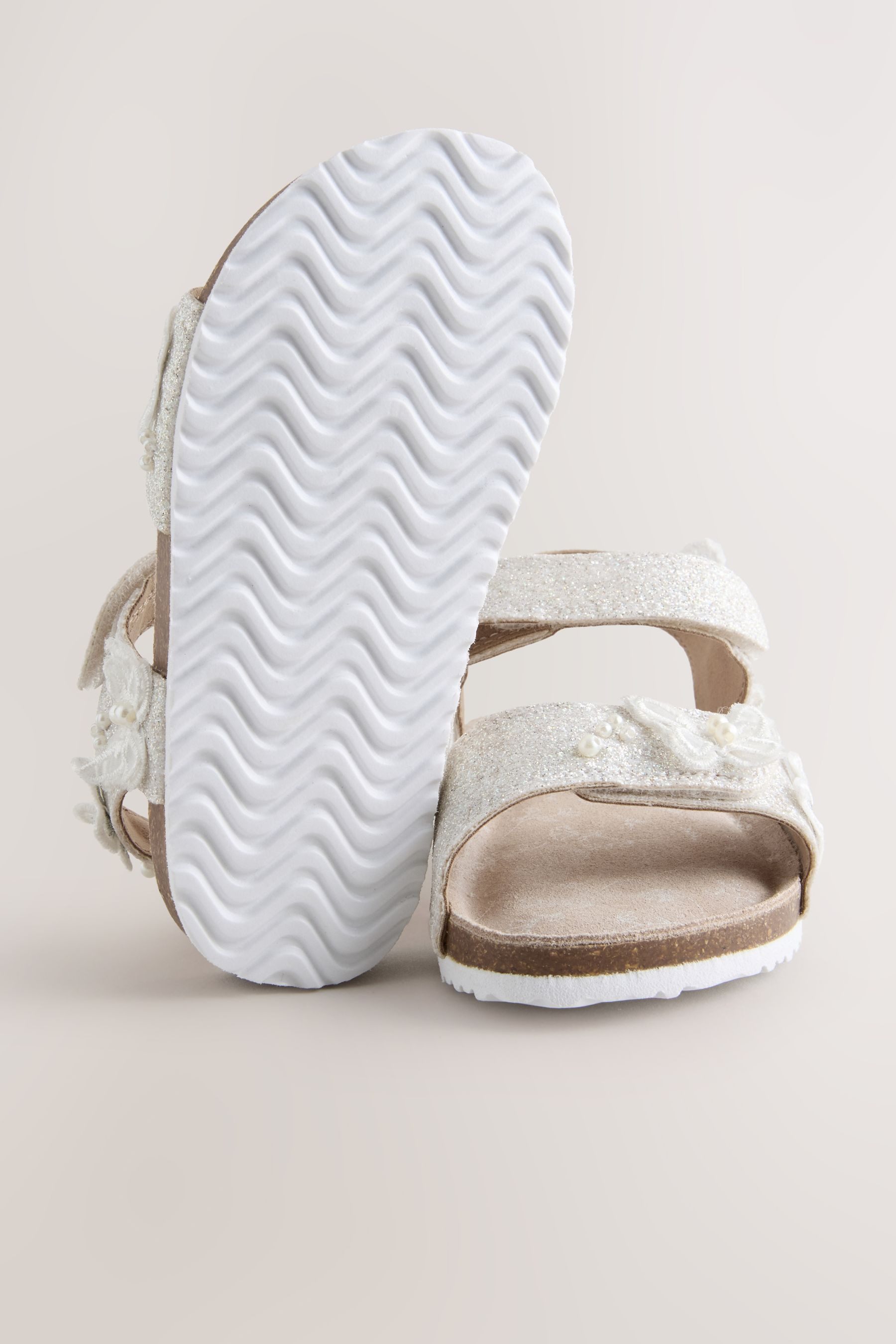 Next Sandalen mit Korksohle und Klettverschluss Sandale (1-tlg)