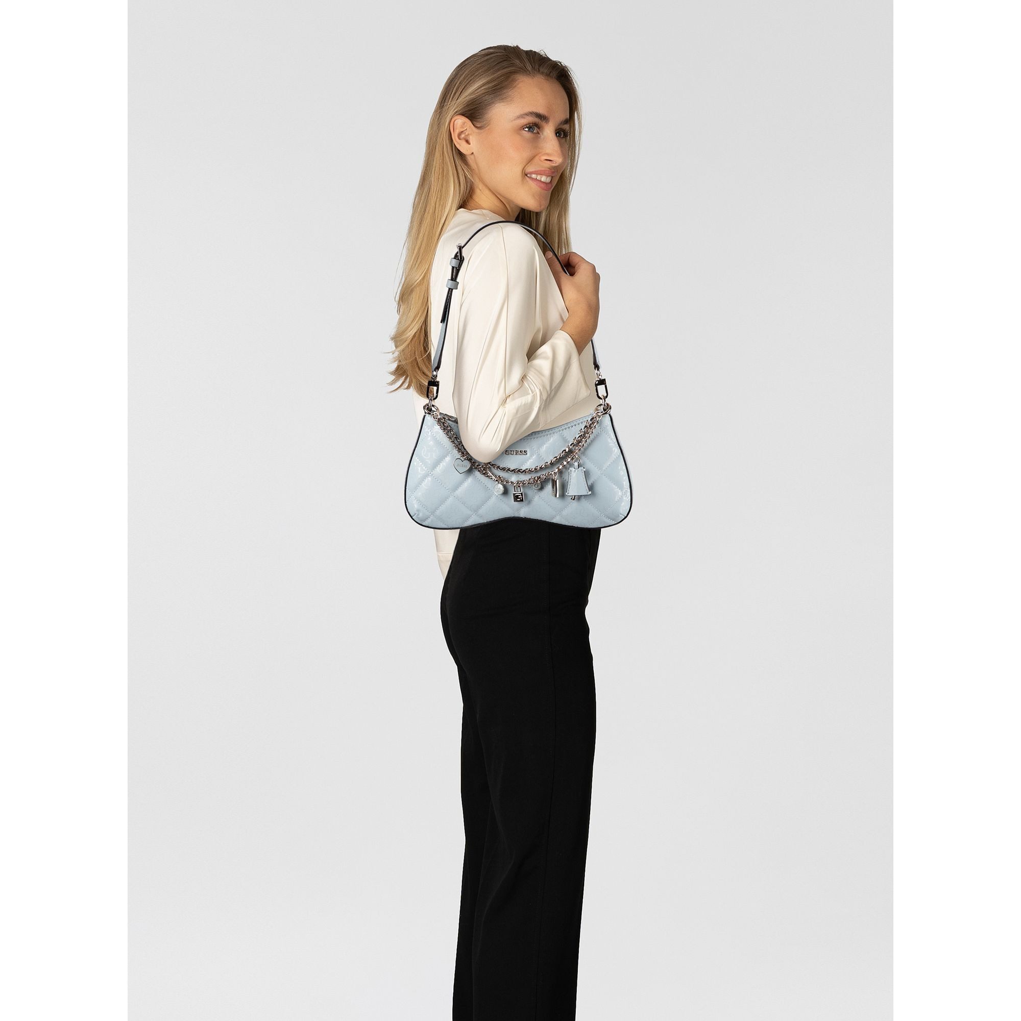 Guess Schultertasche Libby, Polyurethan