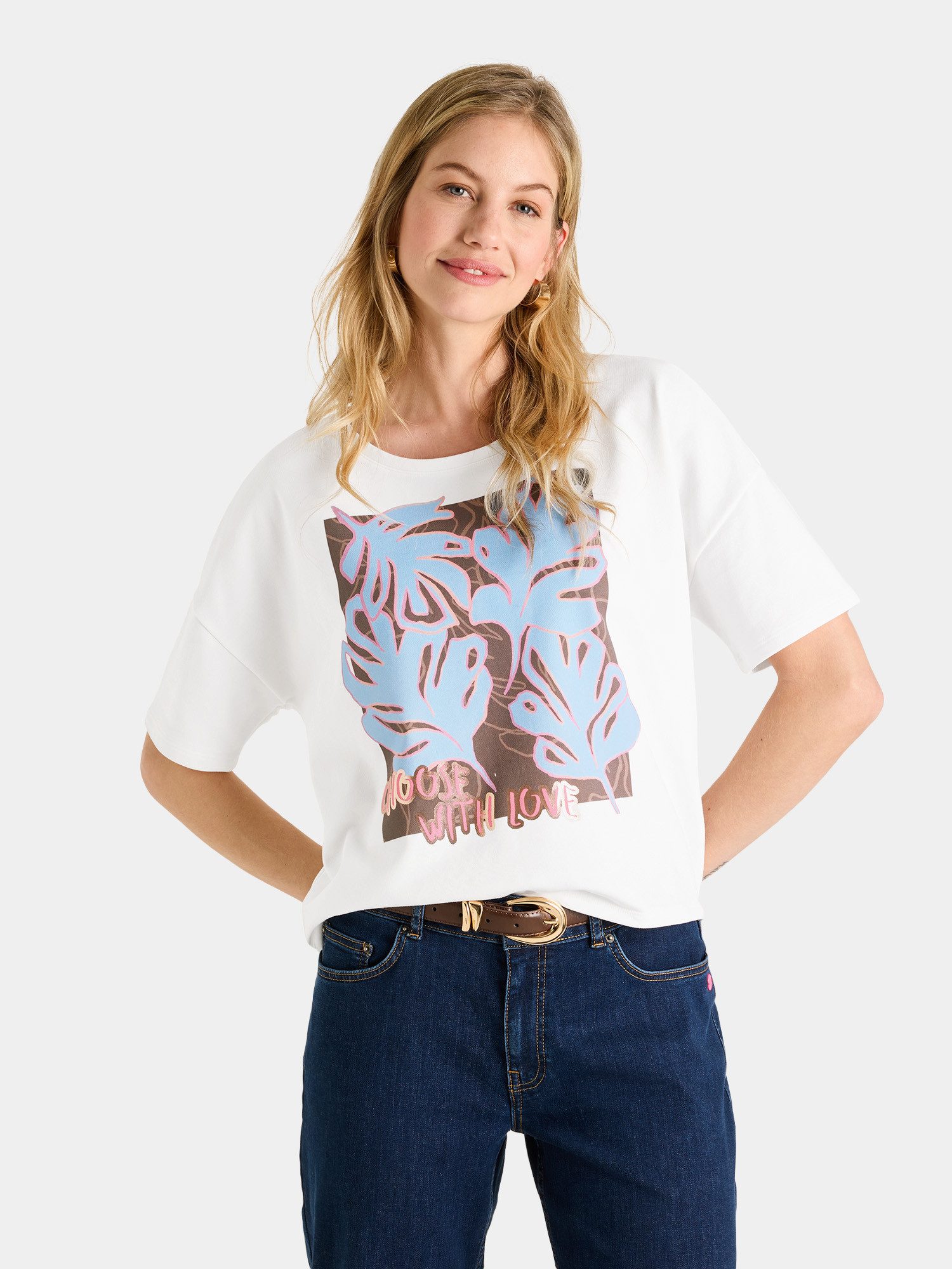 Lieblingsstück T-Shirt ElvaL aus einer Baumwollmischung, mit Druck