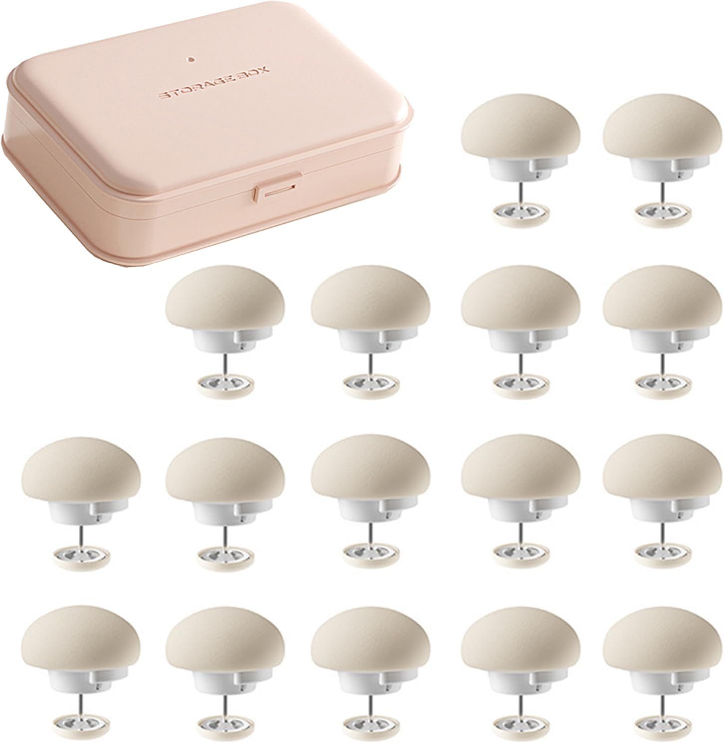 Matratzenkeil 16 Stück Bettdeckenhalter Clips für Bettdecke und Bezug Beige FELIXLEO