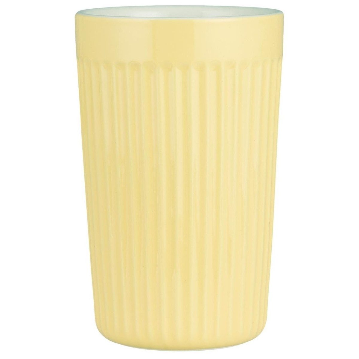 Ib Laursen Latte-Macchiato-Tasse Mynte Latte Becher – stilvoller Kaffeebecher aus Steingut