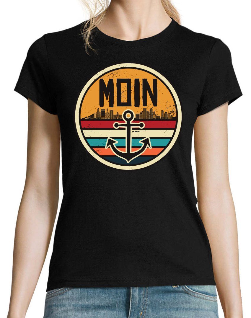 Youth Designz Print-Shirt Moin Spruch Damen günstig online kaufen