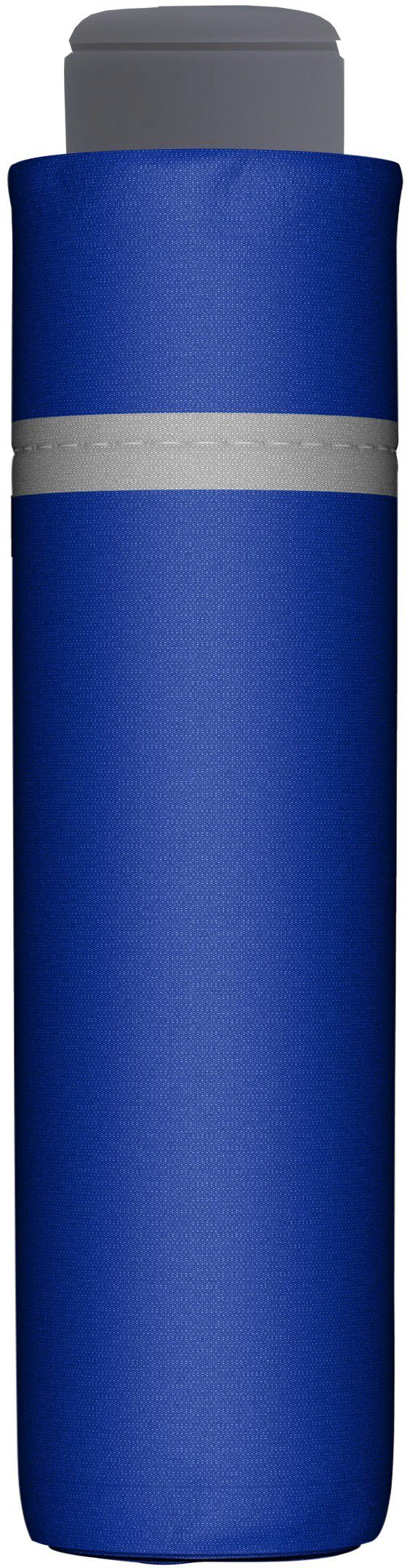doppler® Taschenregenschirm Schirmdach up Blue, Elementen Light Mini reflektierenden mit am uni