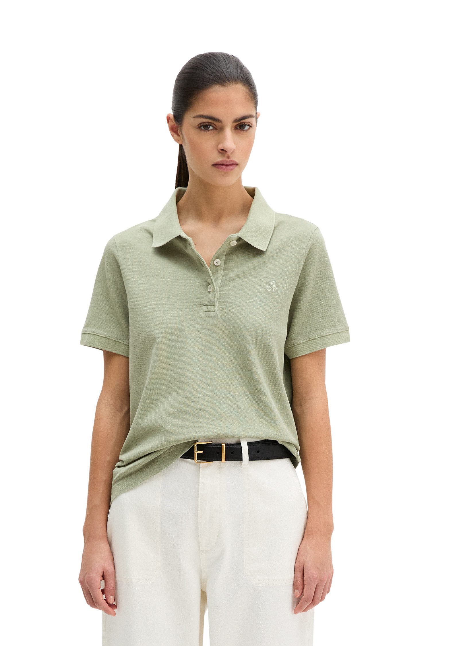 Poloshirt aus Piqué-Jersey