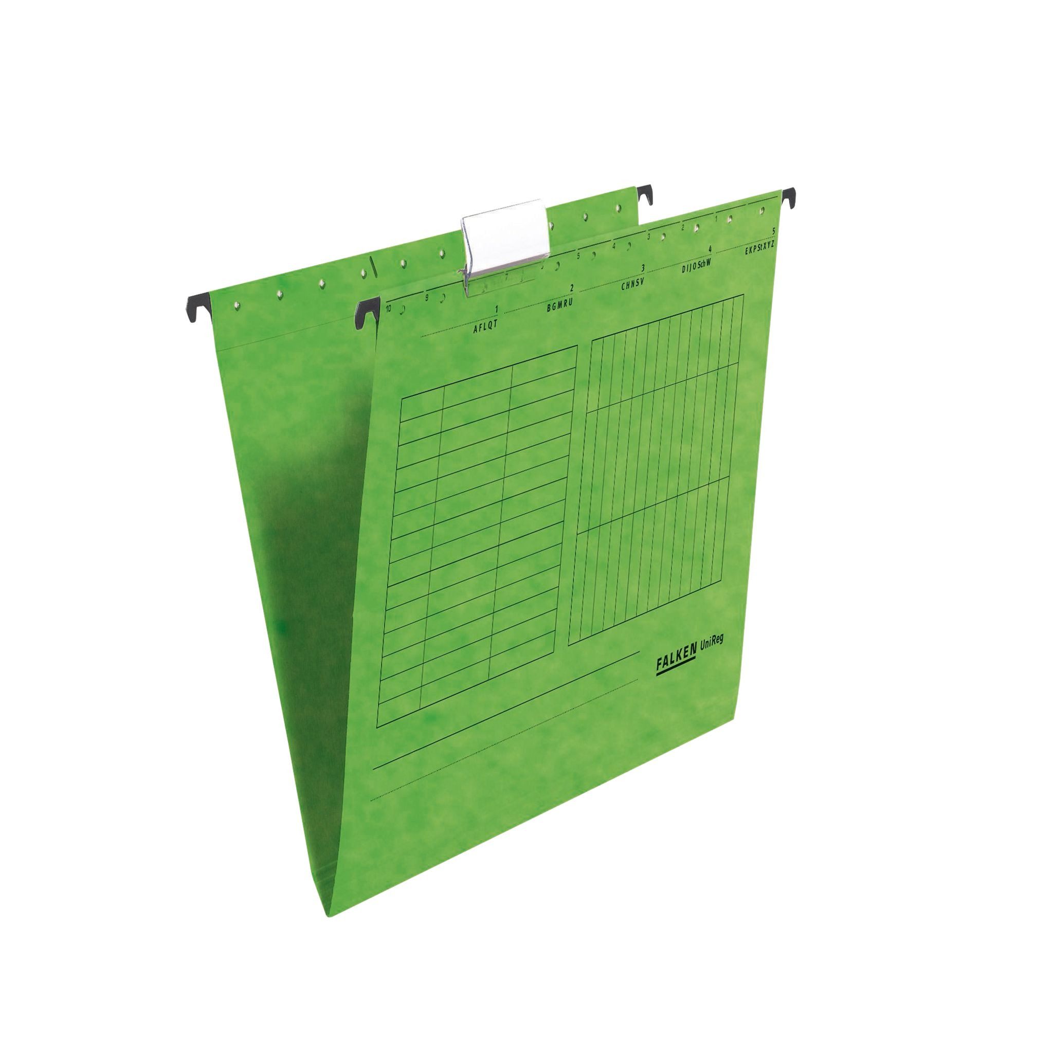 Falken Hängeordner Falken FALKEN Hängemappe - A4, 230 g/qm, seitlich offen, grün