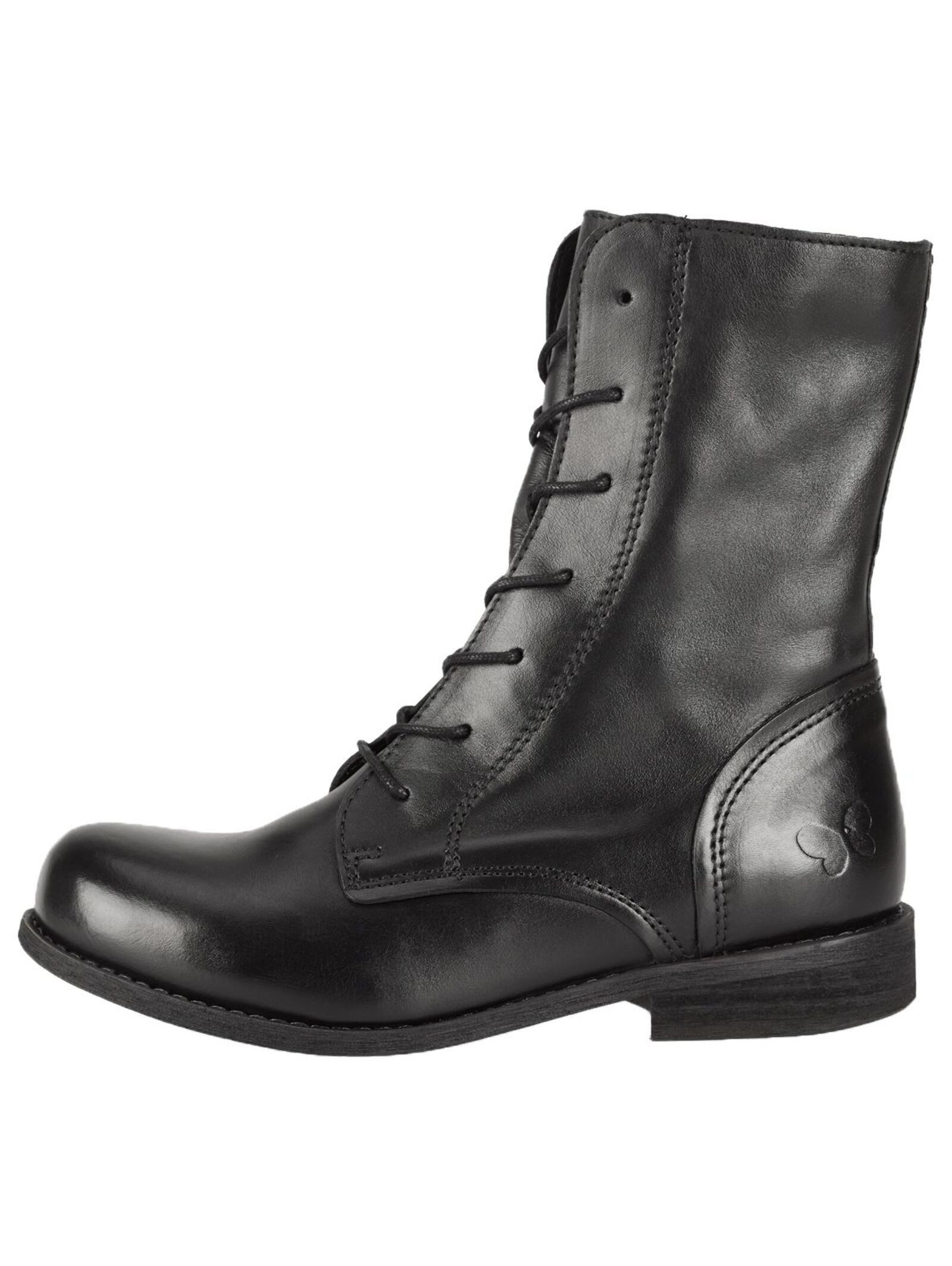 Felmini Wide Fit Stiefelette Leder Schnürstiefelette günstig online kaufen
