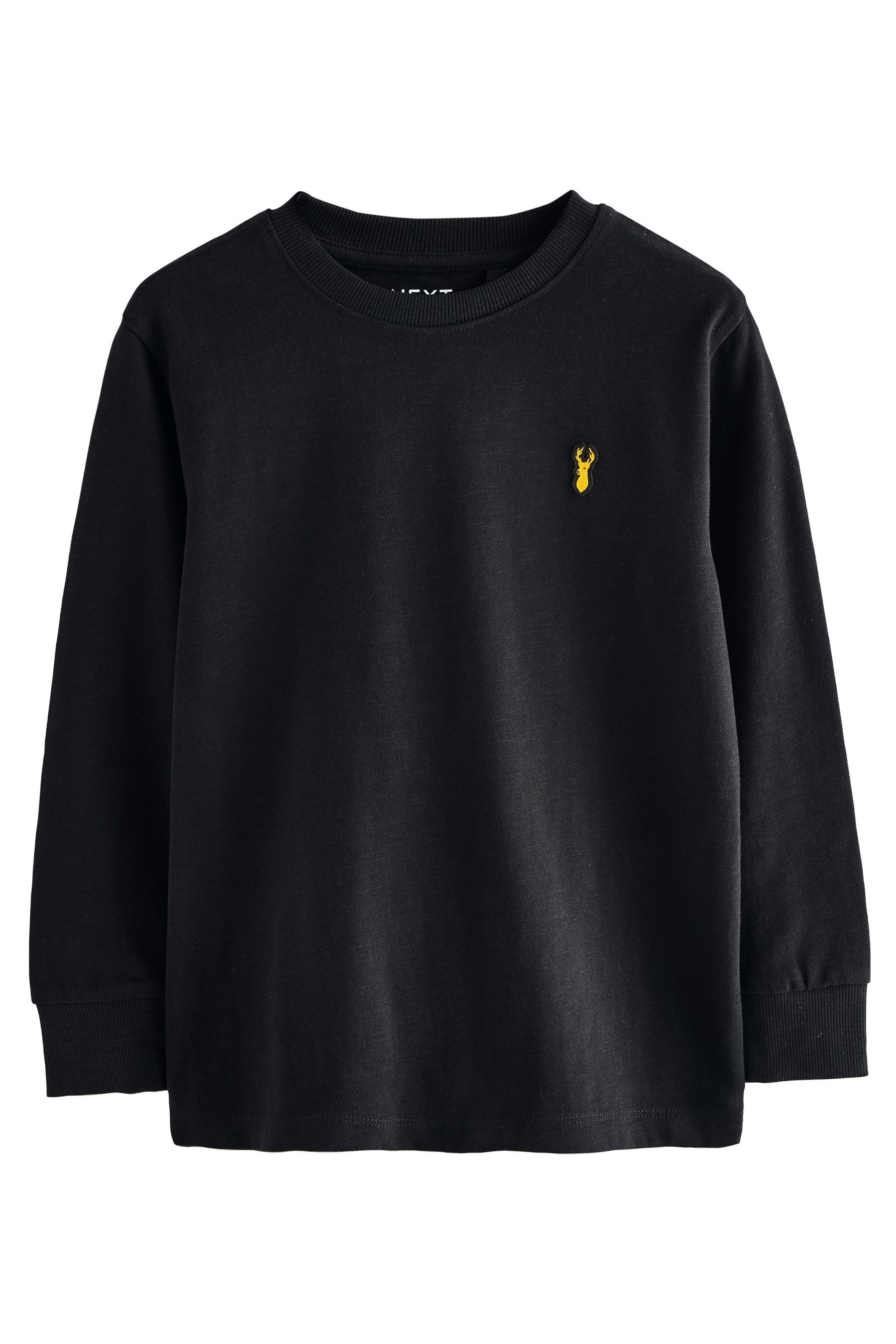 Langarmshirt Bequemes Langarm-T-Shirt, Hirsch