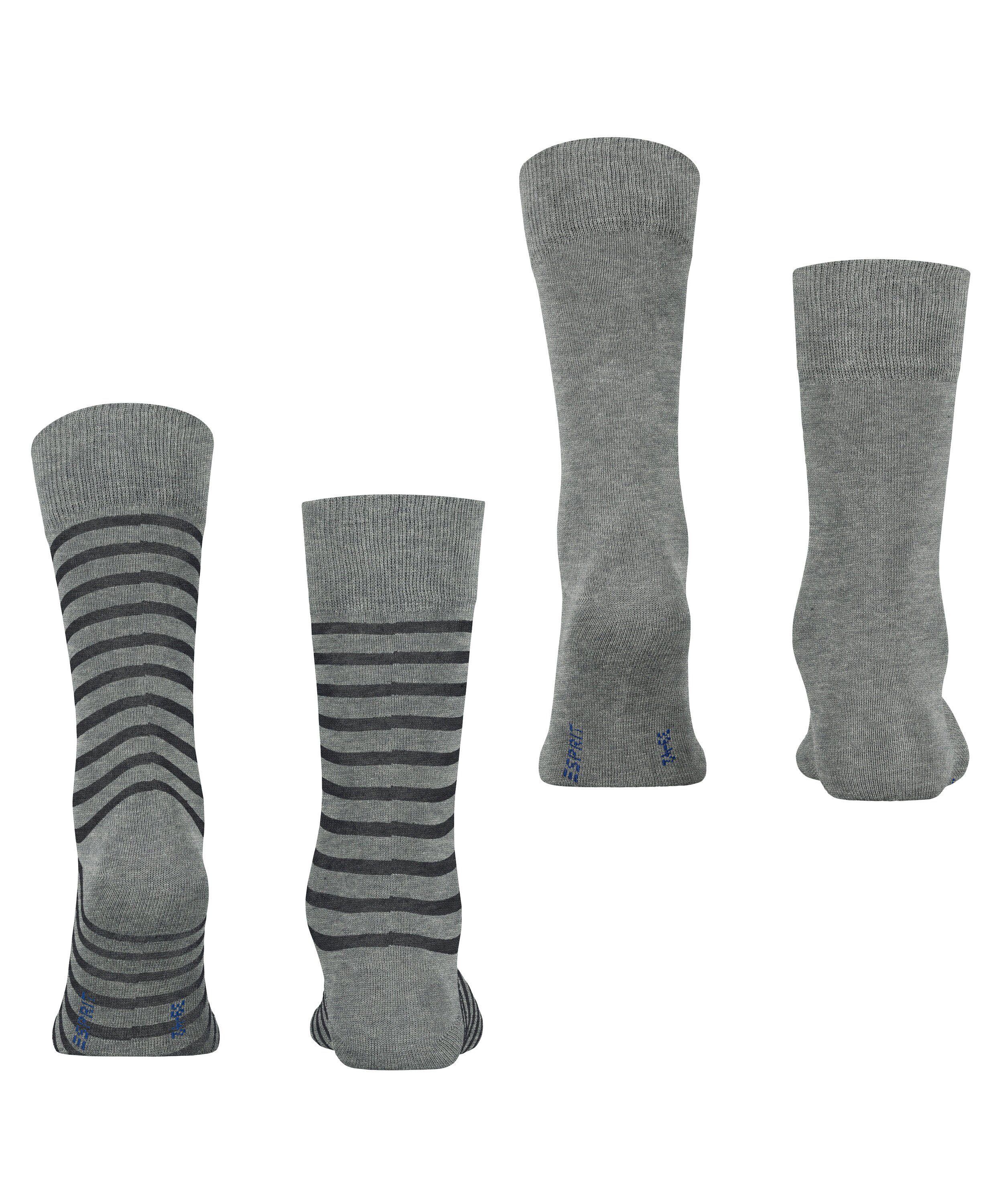 Esprit Socken Esprit Fine Stripe 2-Pack Herren (2-Paar) – Bild 3 von 5