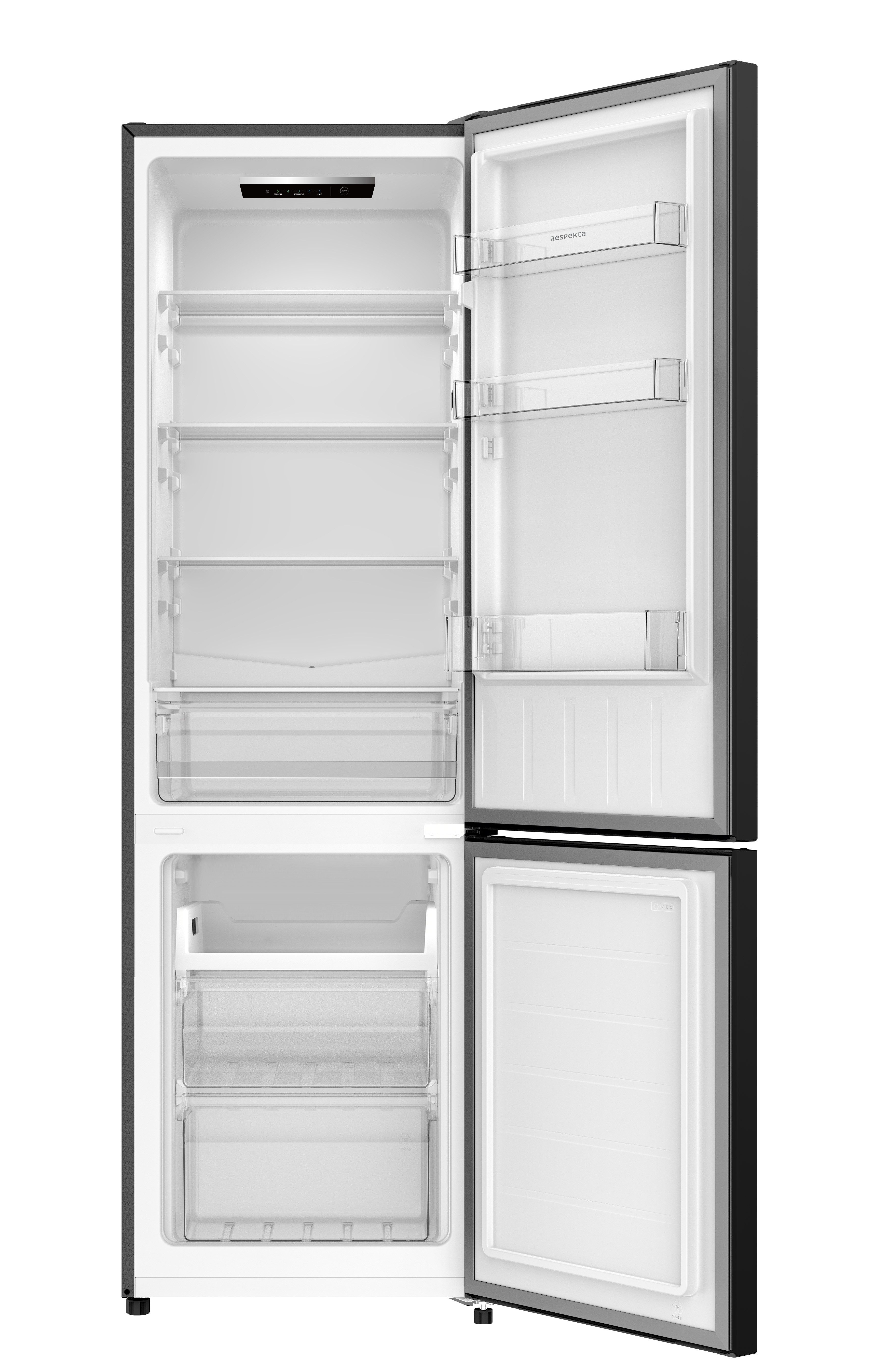 RESPEKTA Kühl-/Gefrierkombination Gotland 14120000000652, 176 cm hoch, 54 cm breit, Höhe 176 cm, in 3 Farben erhältlich – Bild 2 von 5