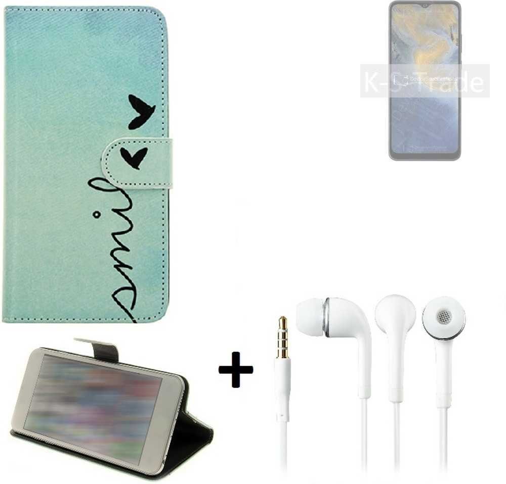 K-S-Trade Handyhülle für ZTE Blade A51, Schutz Hülle Handy Hülle 360° Wallet Case Schutz Hülle