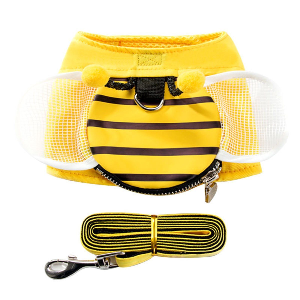 yozhiqu Anbinde- / Führstrick Bienenrucksack-Brustgurt, Verstellbarer Haustier-Retraktor für den Außenbereich