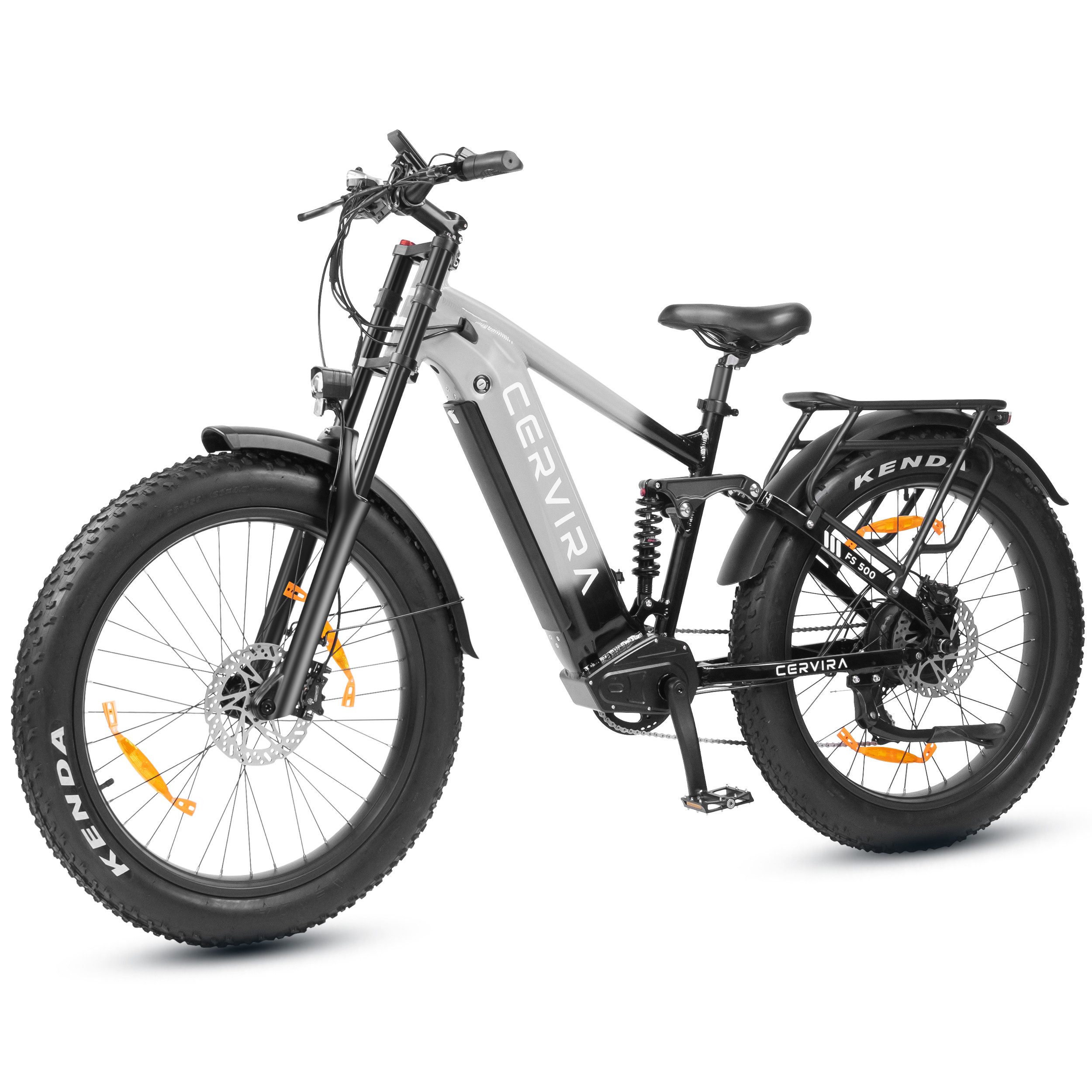 Vankel E-Bike Cityrad FS500 Elektrofahrrad 26” x 4 Damen u. Herren Pedelec 960Wh Max.144KM, Kettenschaltung, Heckmotor, 960 Wh, Pedelec, Elektrofahrrad E-Mountainbike für Erwachsene, E-bikes