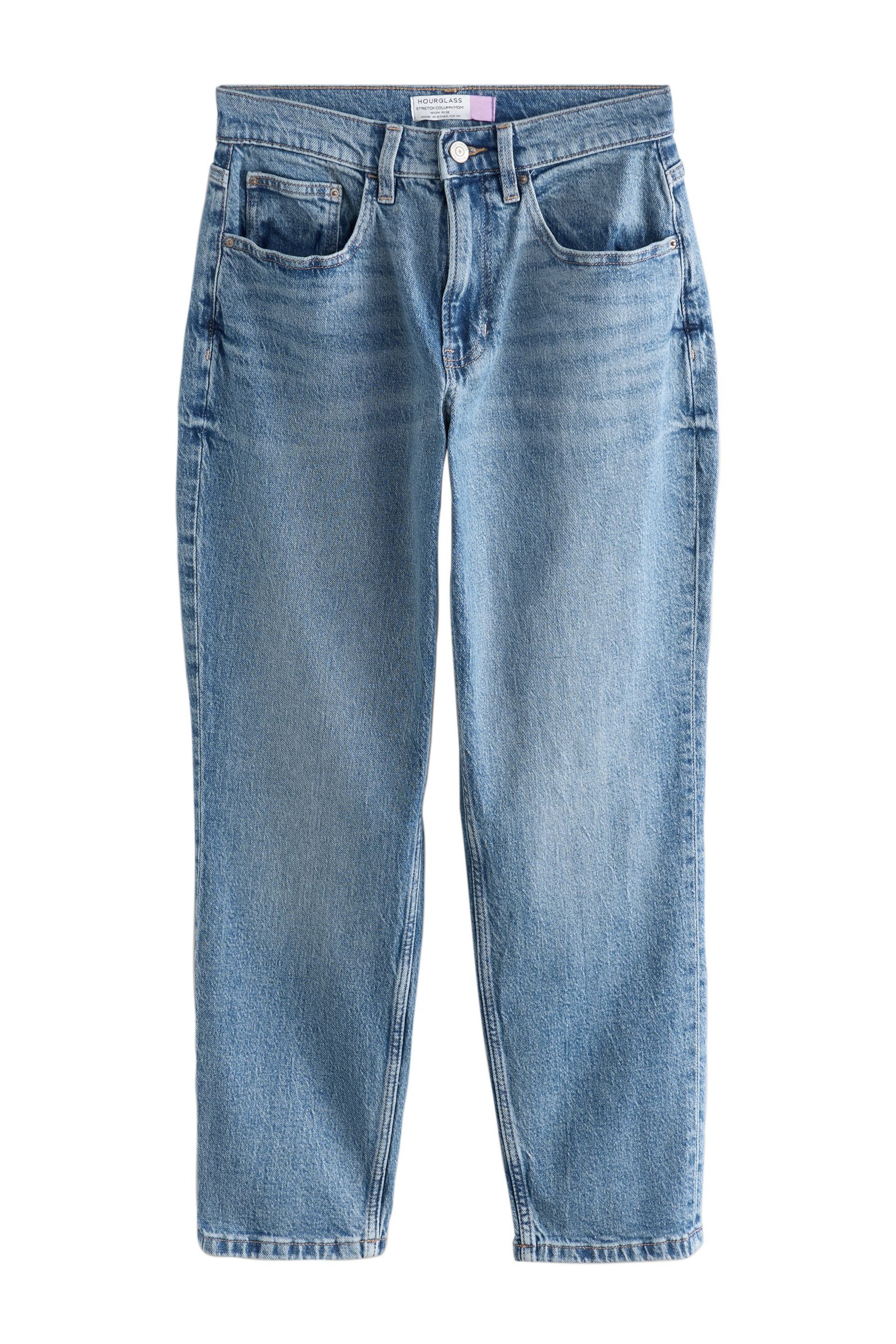 Next Comfort-fit-Jeans Mom-Jeans mit Comfort-Stretch, Kurzgröße (1-tlg)