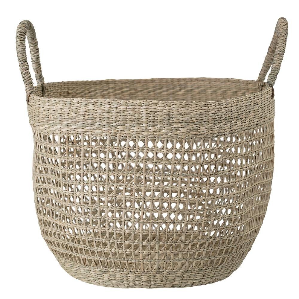 Bloomingville Aufbewahrungskorb Hesam (1x Korb, 1 St., D34 x H24 cm), Seegras, Natur, Aufbewahrung. € 32,19