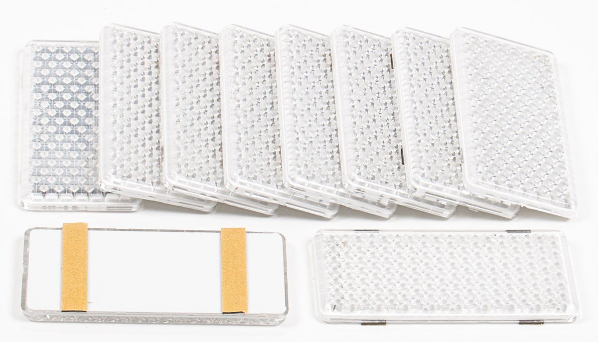 Bubble-Store Katzenauge Відбивачі-Set 10-teilig, Відбивачі, Rücklicht, LKW, Anhänger, weiss