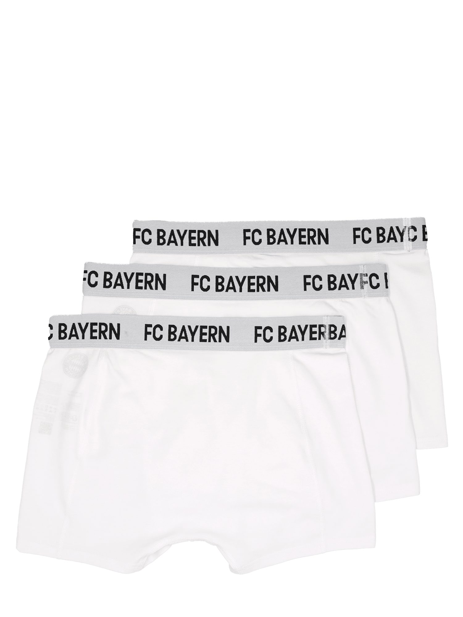 FC Bayern München Boxershorts FC Bayern München I Boxershorts Essentials 3er-Set I Herren I Weiß