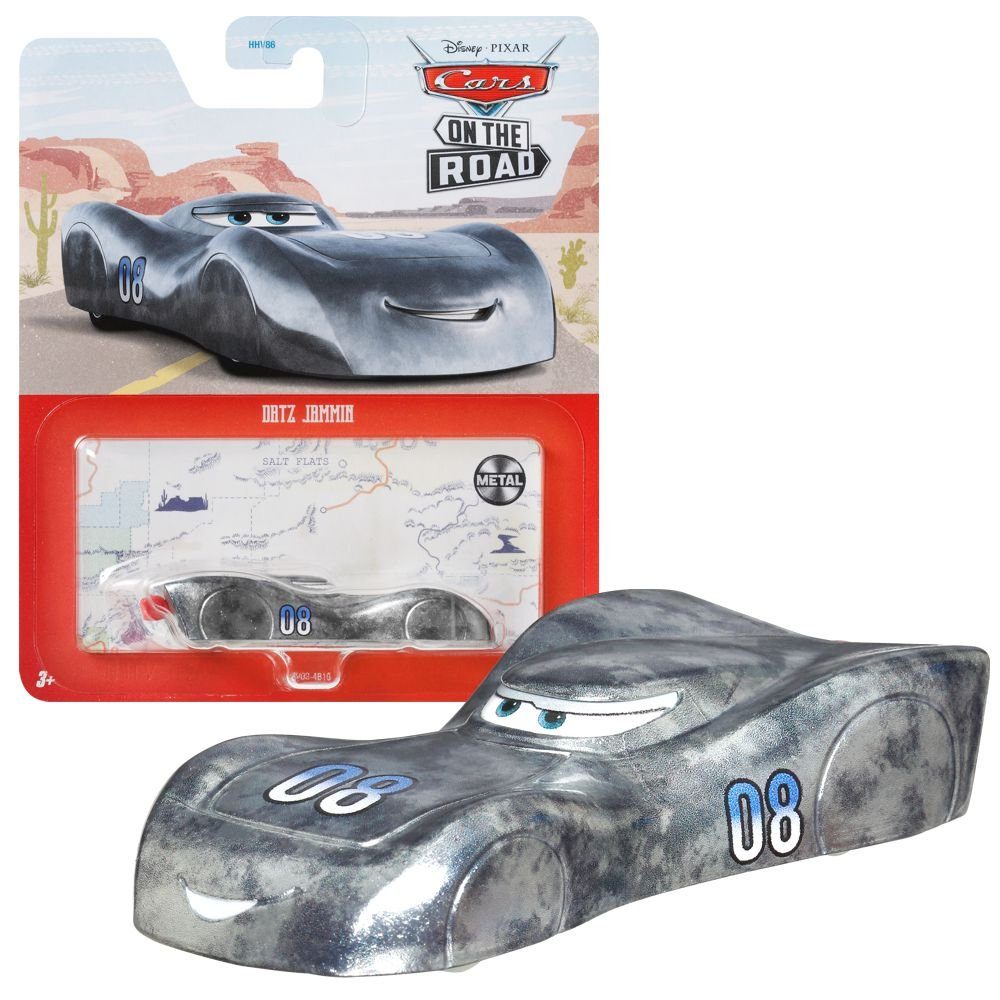 Disney Cars Spielzeug-Rennwagen Fahrzeuge Racing Style Disney Cars Die Cast 1:55 Auto Mattel Datz Jammin