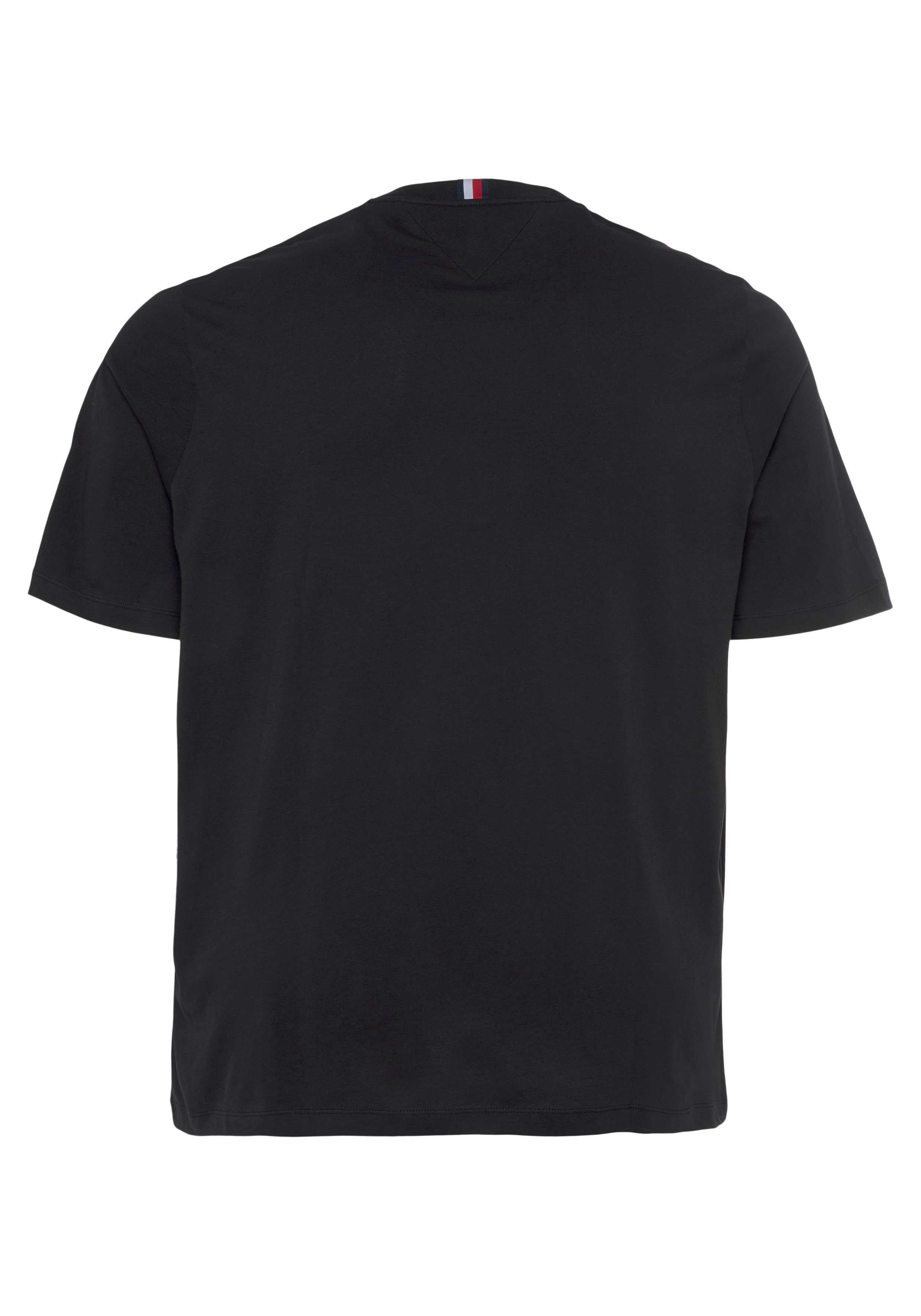 Black & TEE-B HILFIGER Tall REG BT-SHADOW Hilfiger T-Shirt Tommy Big