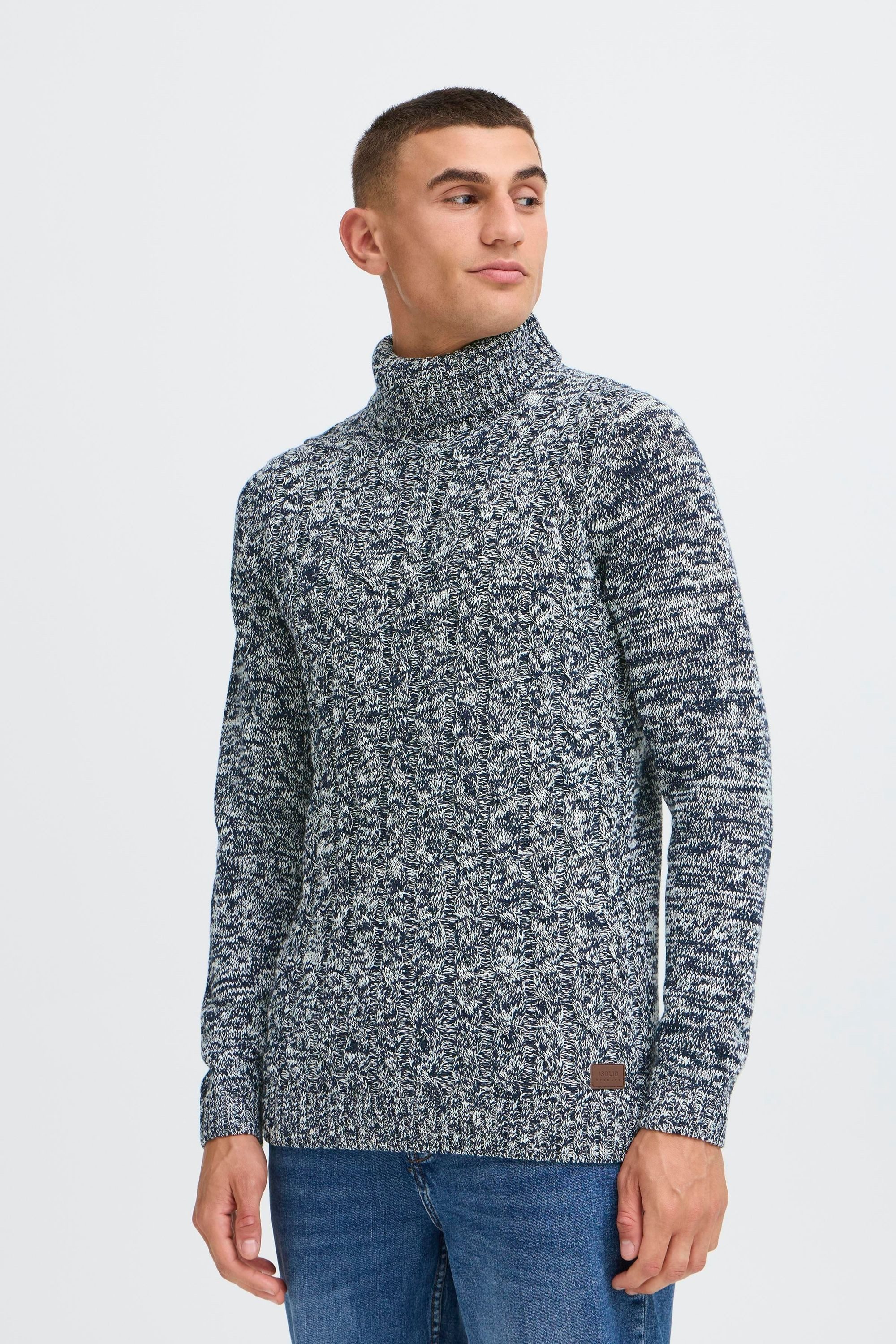 !Solid Rollkragenpullover SDRINO Moderner Rollkragenpullover günstig online kaufen