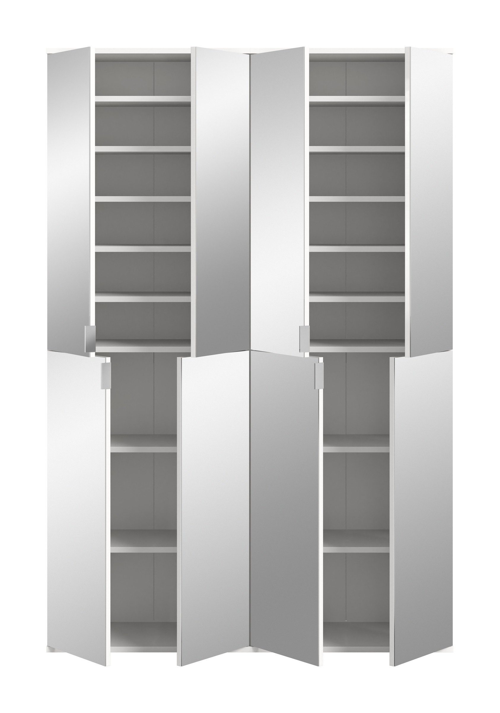 xonox.home Garderobenschrank 122 x 193 x 34 cm (B/H/T)