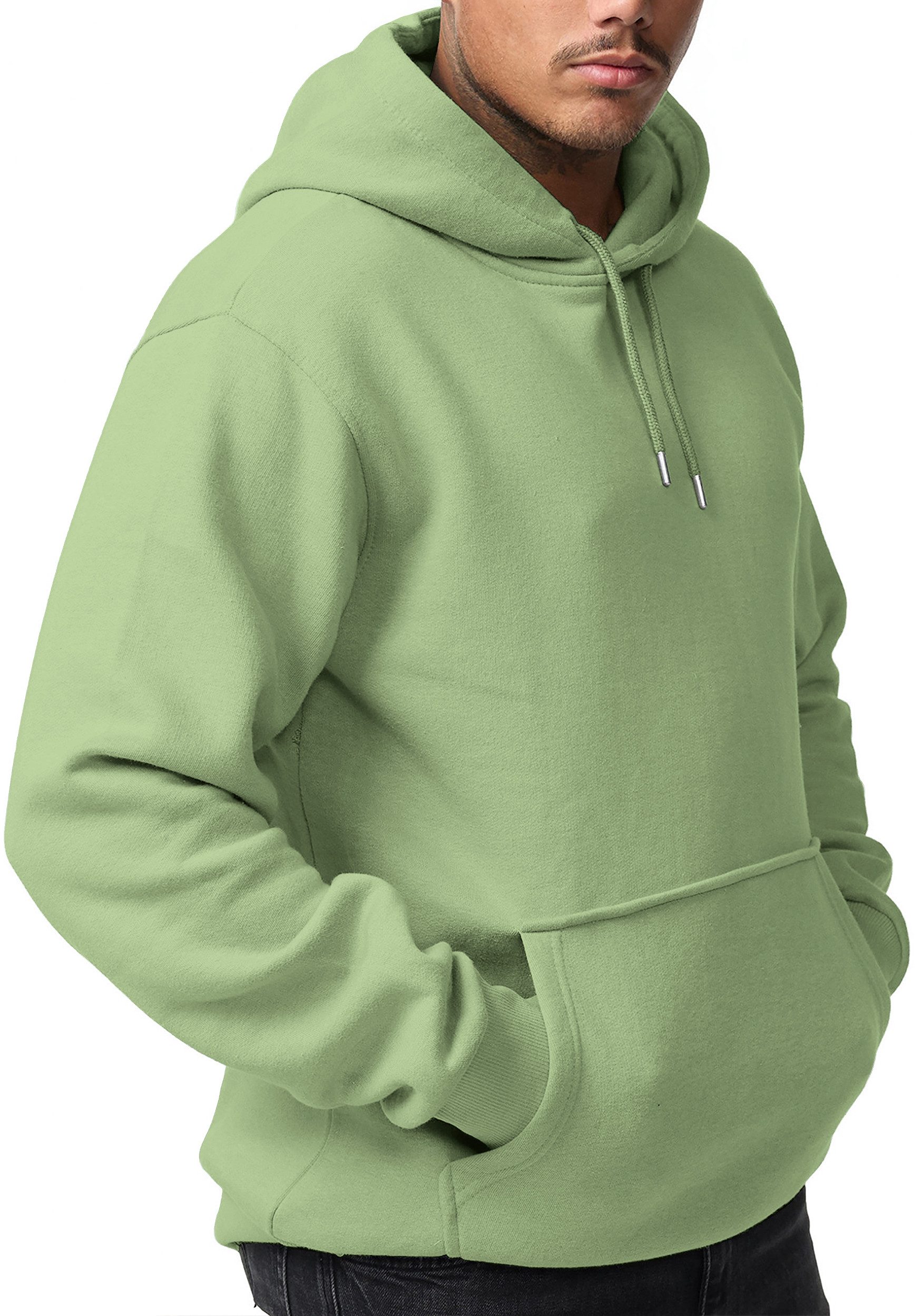 Smith & Solo Kapuzensweatshirt Hoodie Herren Kapuzenpullover (1-tlg) Baumwollmischung