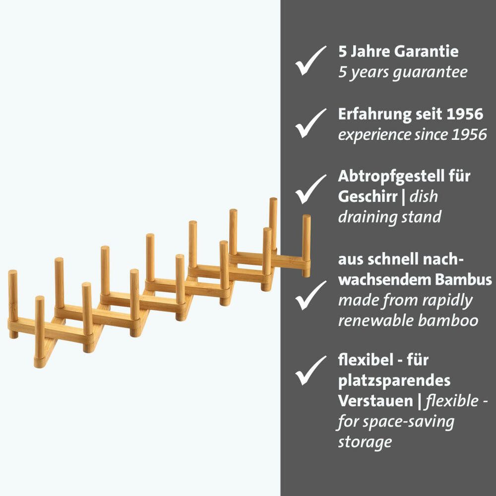 WESTMARK Abtropfmatte Luigi – faltbares Geschirrgestell zum Trocknen von Geschirr