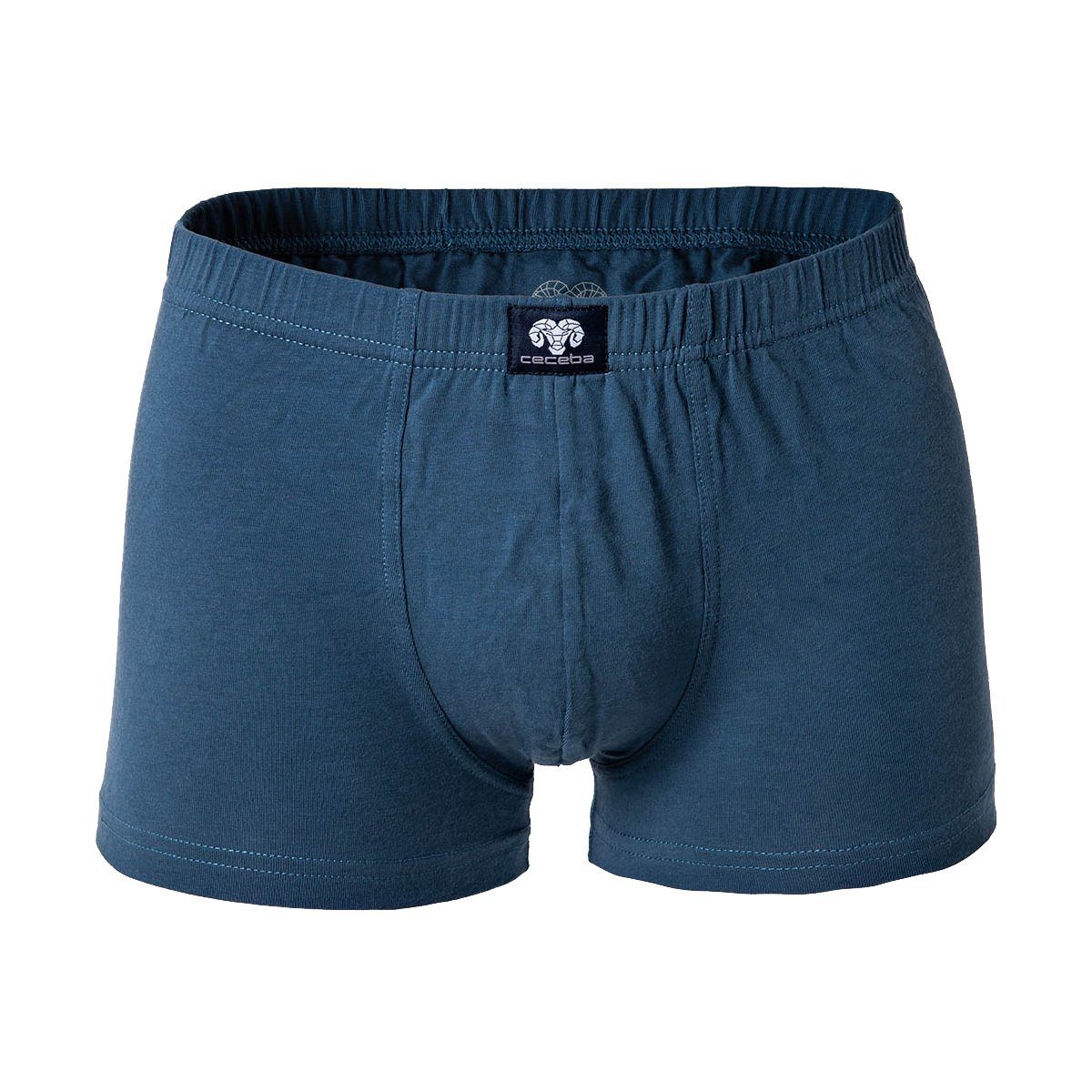 Basic 2er Boxer Pants, - Short Shorts, Pack Herren Blau CECEBA