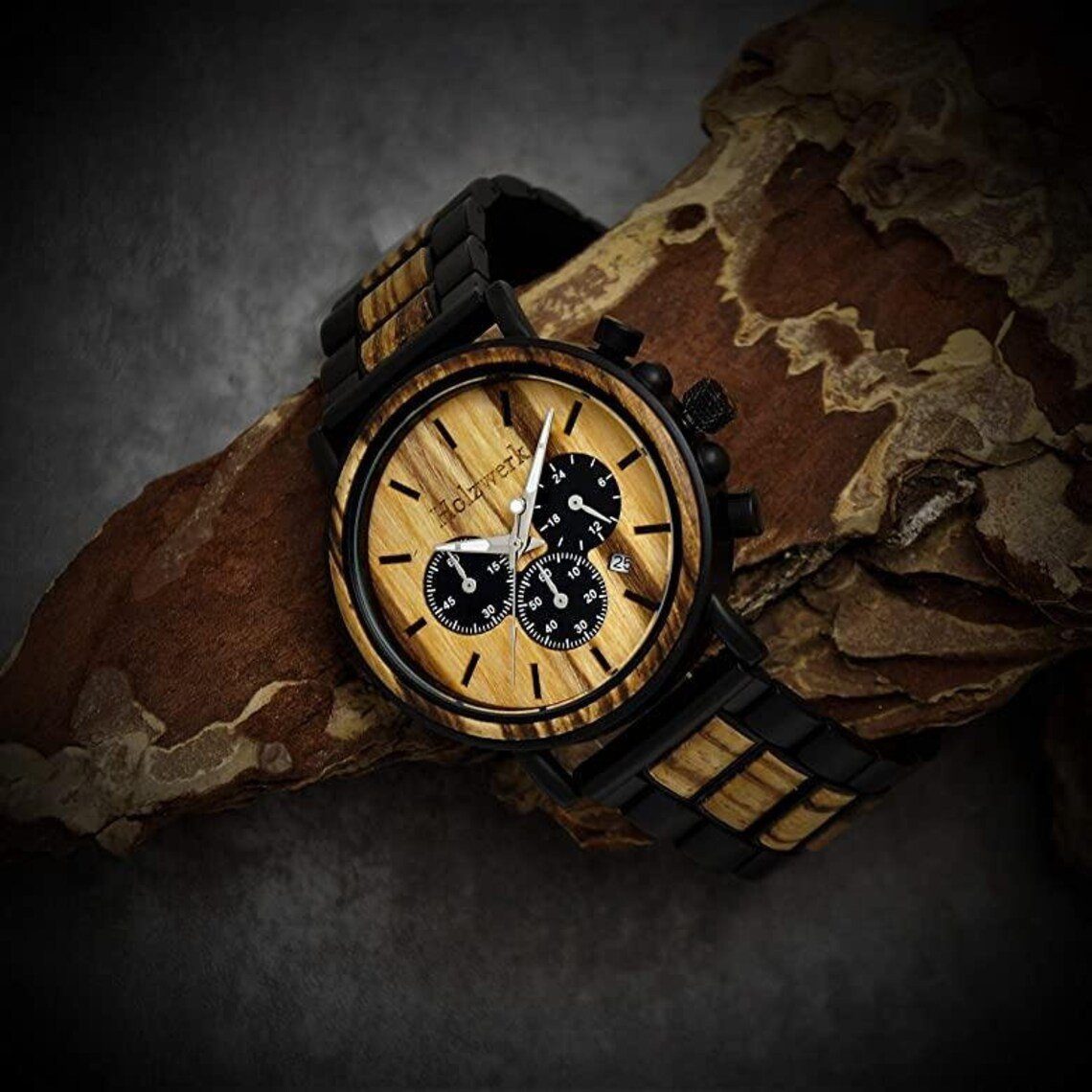 Holzwerk Chronograph Herren Designer Edelstahl & günstig online kaufen
