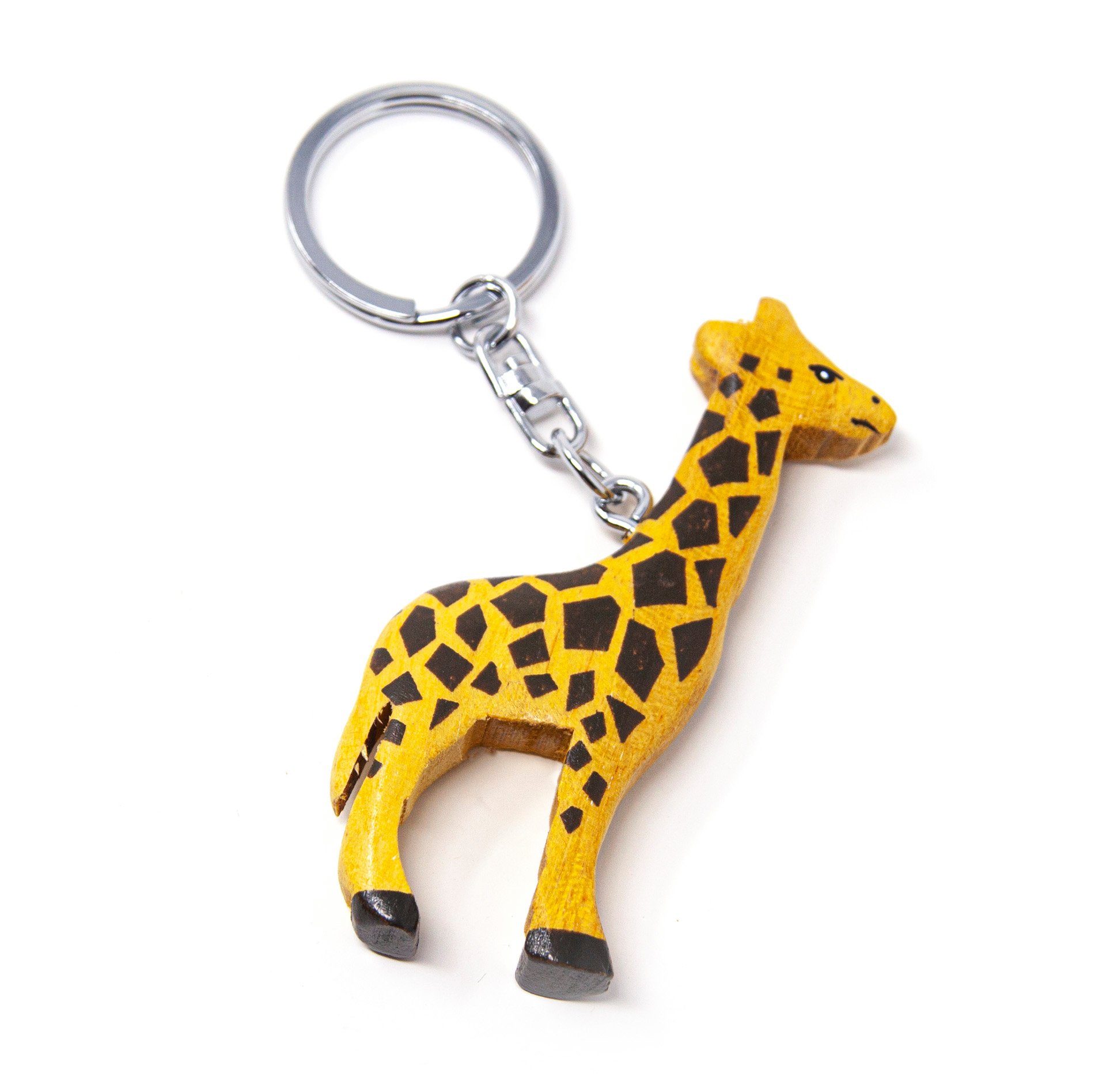 Cornelißen - Schlüsselanhänger Giraffe aus Holz Schlüsselanhänger