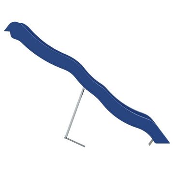 vidaXL Spielturm Kinderrutsche Blau 210x40 cm Polypropylen