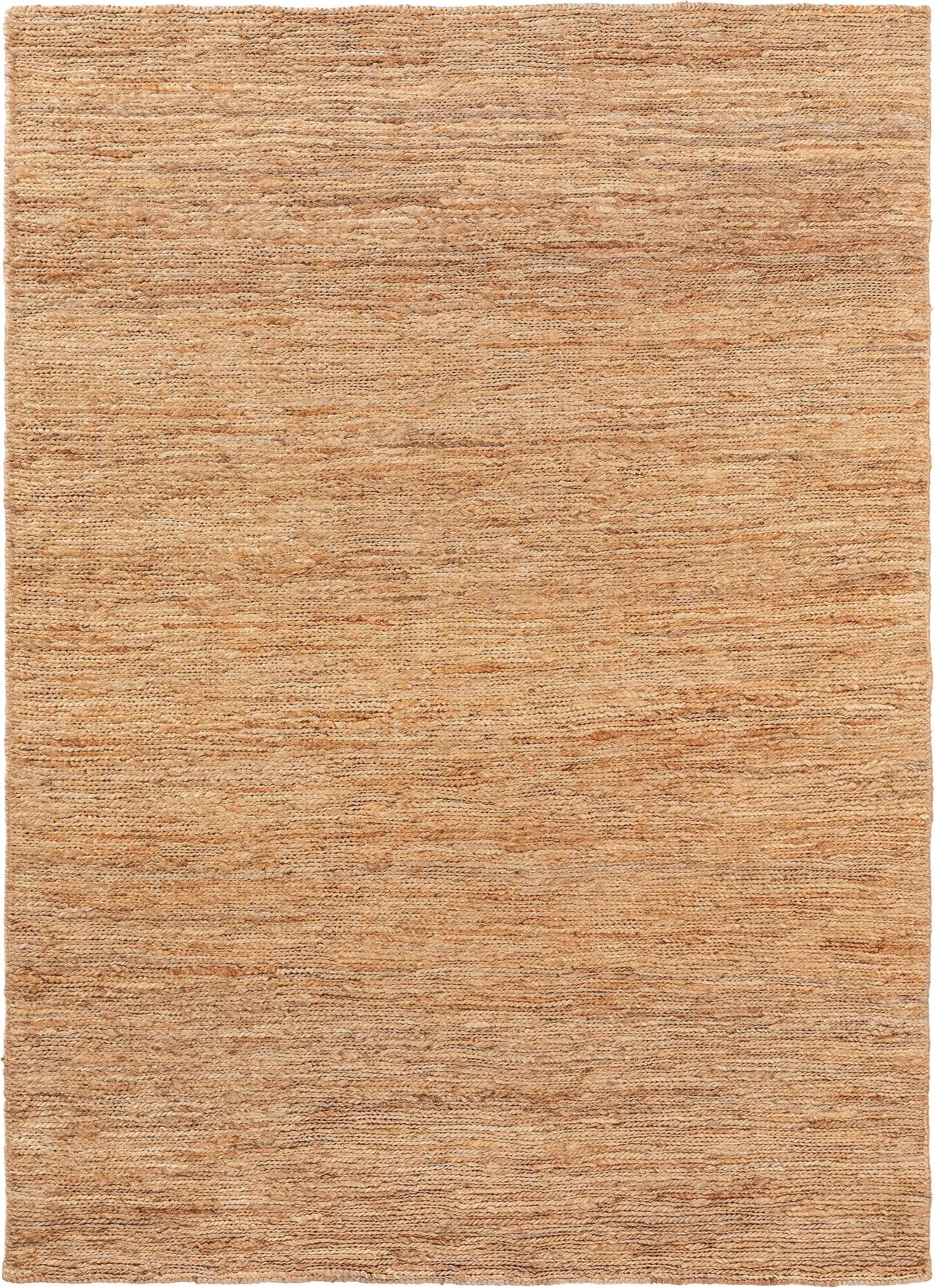 benuta Teppich Cosmo, rechteckig, Höhe: 5 mm, 100% Jute, handgeknüpft, Uni, Natural Living, Wohnzimmer