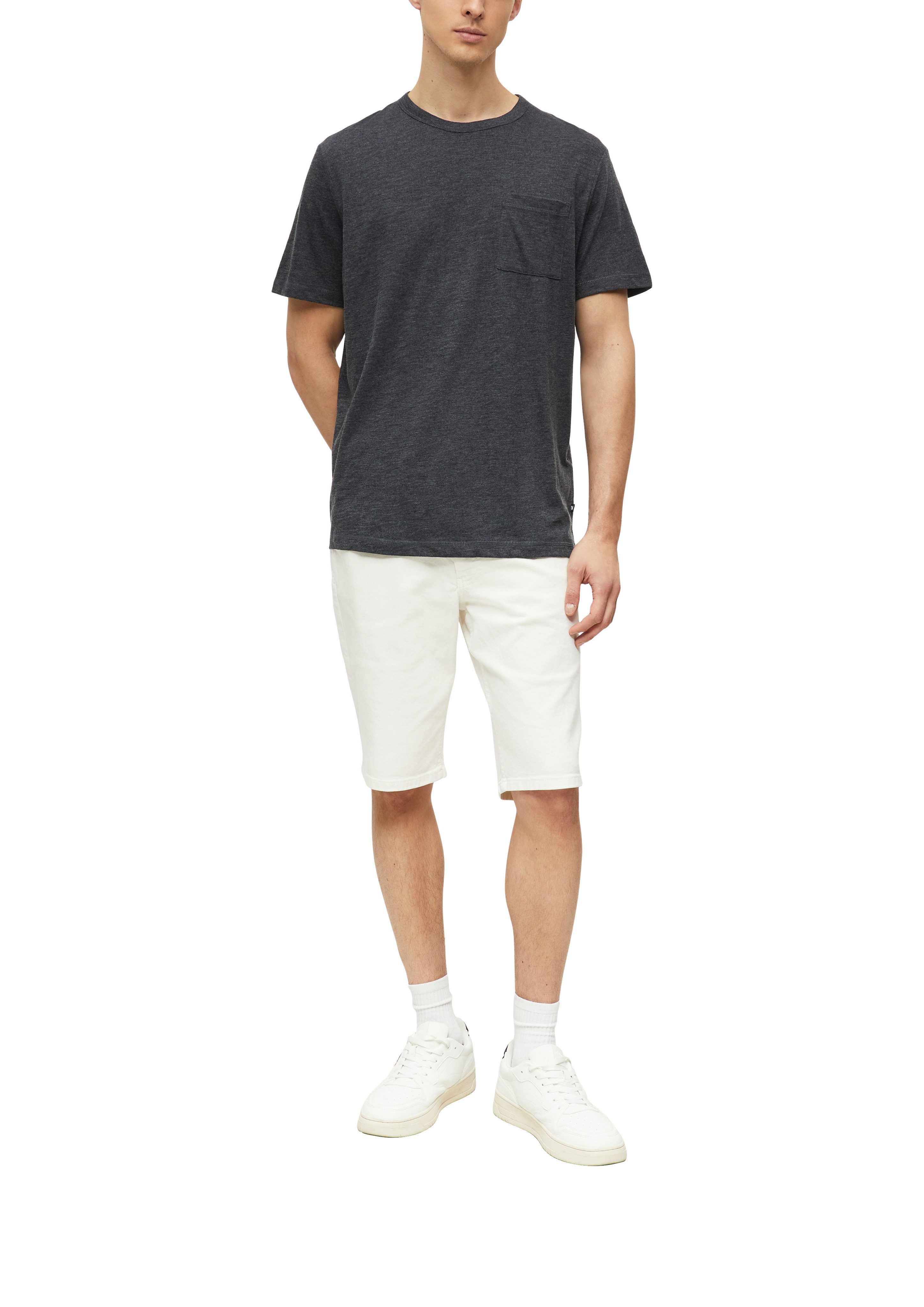 s.Oliver Kurzarmshirt Sommershirt - meliert – Bild 3 von 4