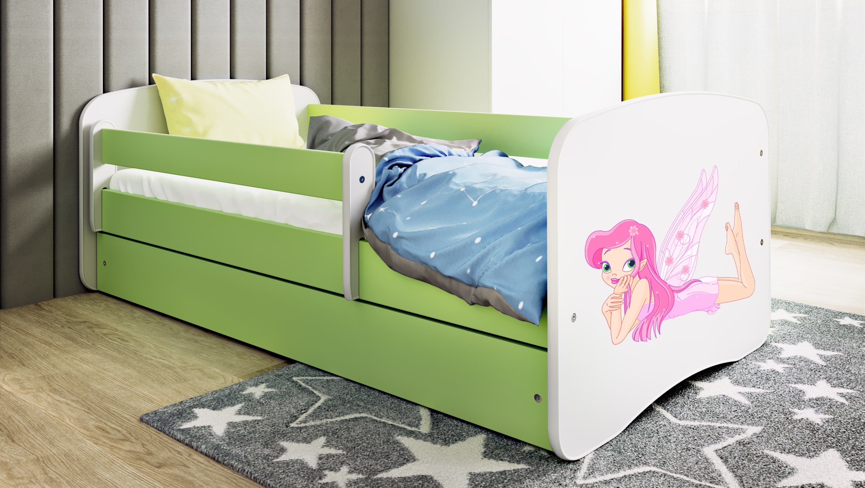 Bjird Kinderbett Babydream 180x80 cm 160x80 cm 140x70 cm (optional mit Matr günstig online kaufen