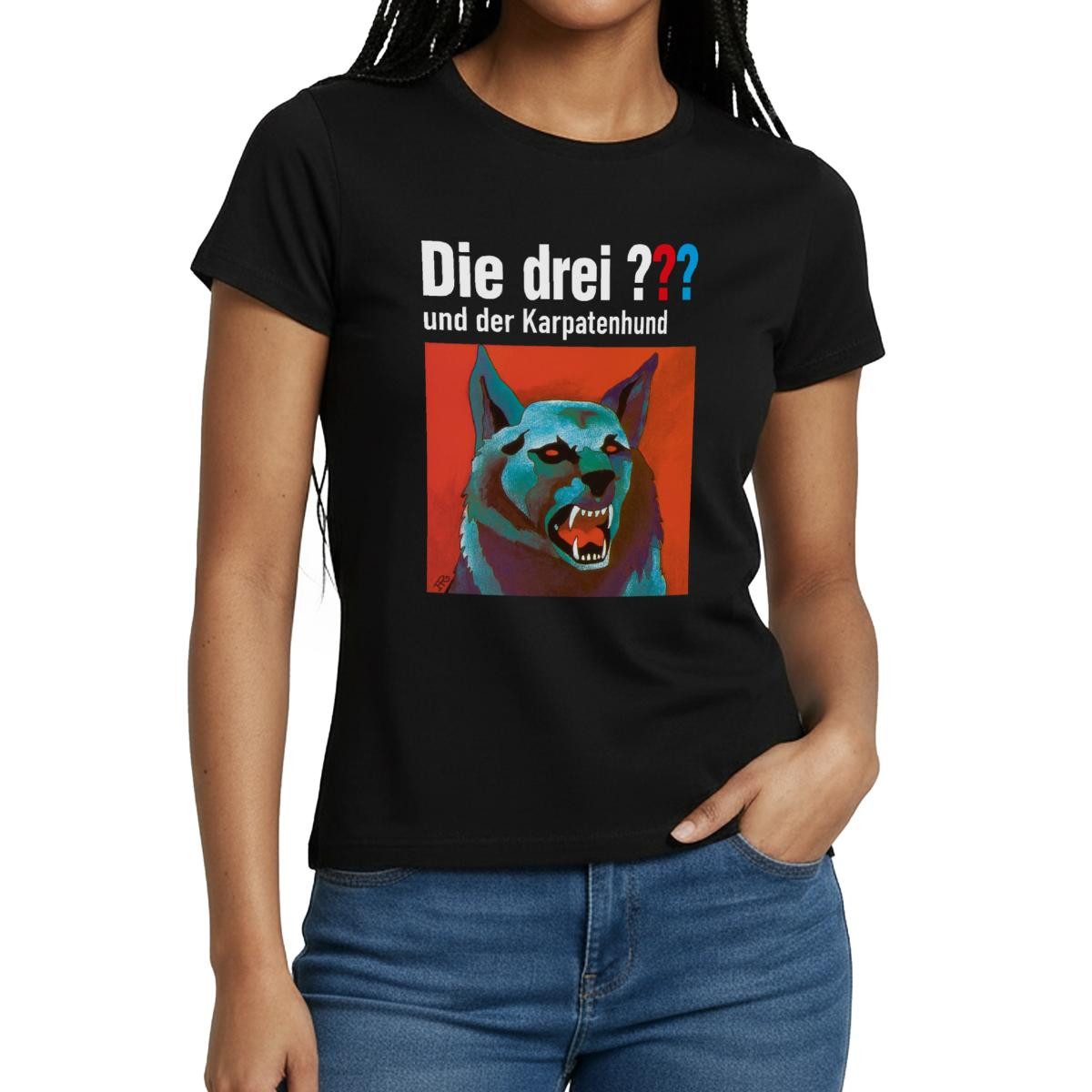 T-Shirt Die Drei Fragezeichen Und Der Karpatenhund Frauen T-Shirt