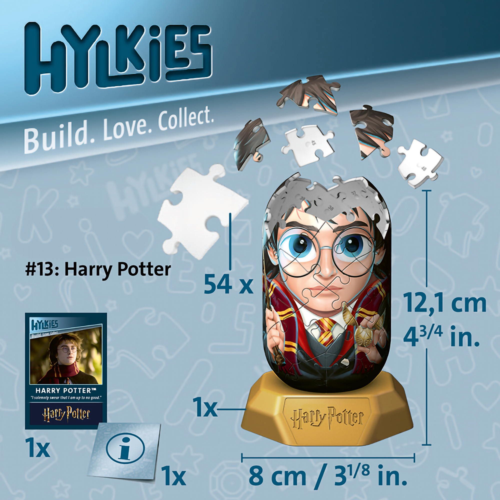 Ravensburger Пазлы 54 Teile 3D Пазлы Hylkies Harry Potter Sammelfigur 12008000, Пазлыteile
