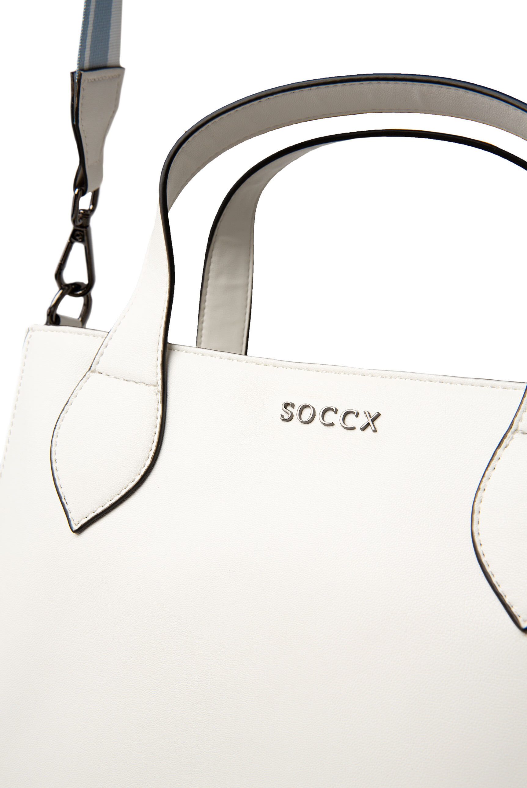 SOCCX Henkeltasche, mit vielen Innenfächern