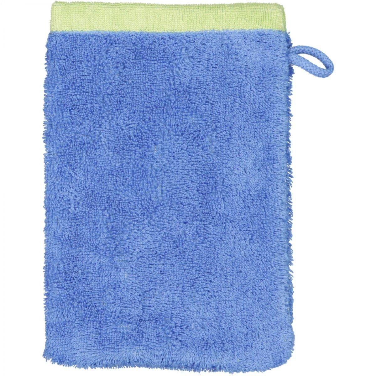 Cawö Badetücher Waschhandschuh Lifestyle Splash Capri Pistazie (16x22 cm)