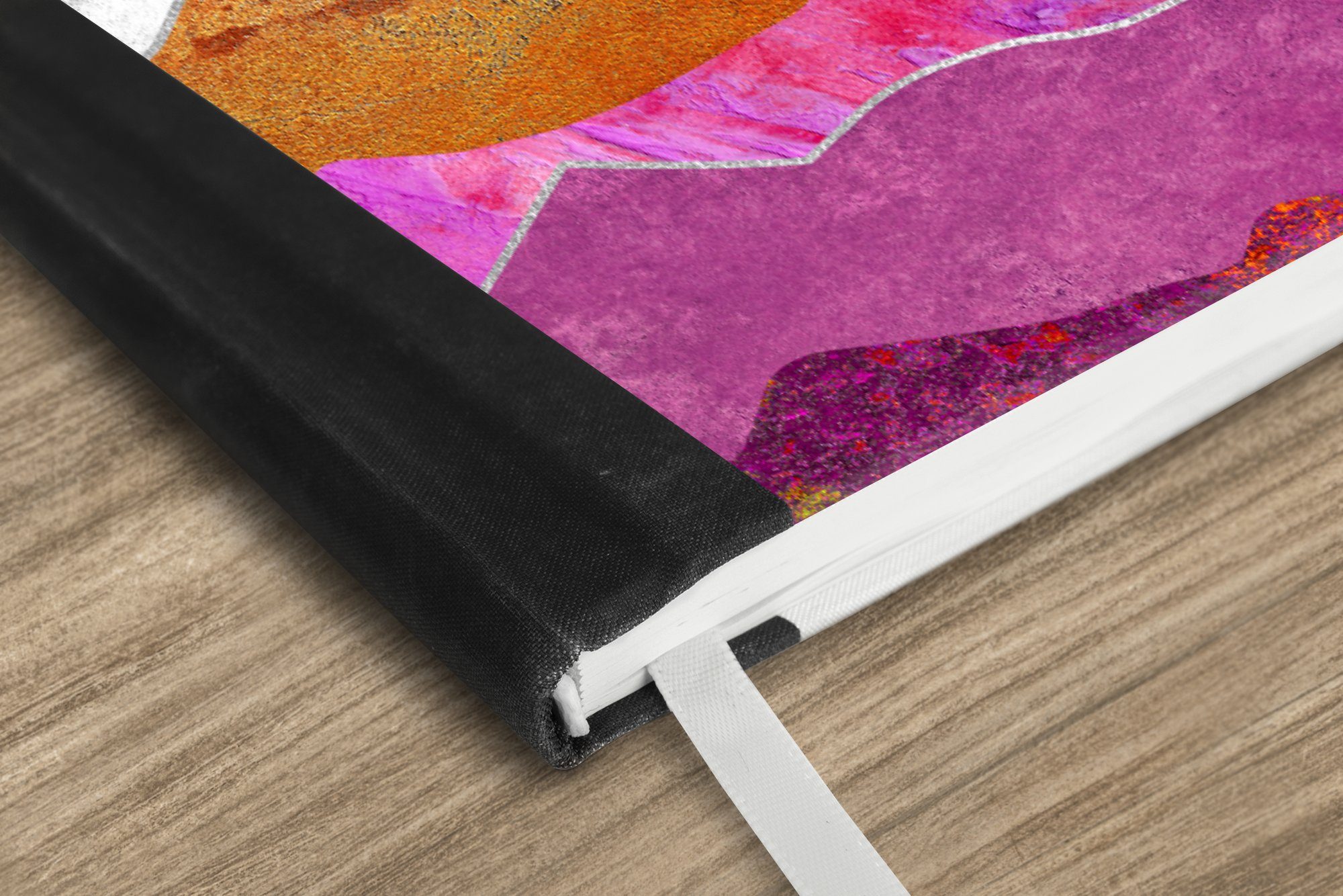 Thumbnail - MuchoWow Notizbuch Stolz - Lesbische Flagge - Marmor, Notebook, Notizblock a5, Tagebuch, Journal Liniert